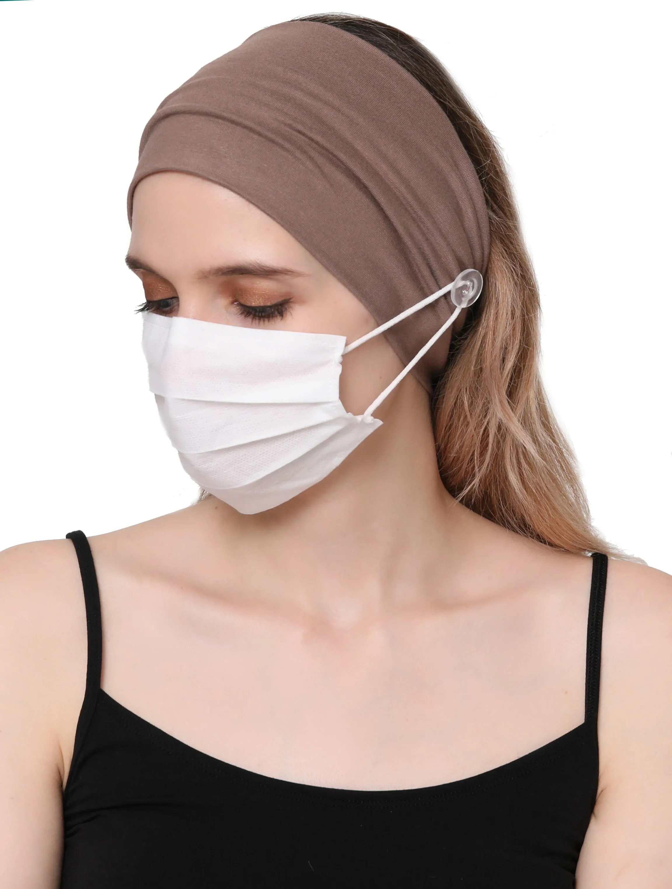 Plain Headband for Mask (Pack of 2)