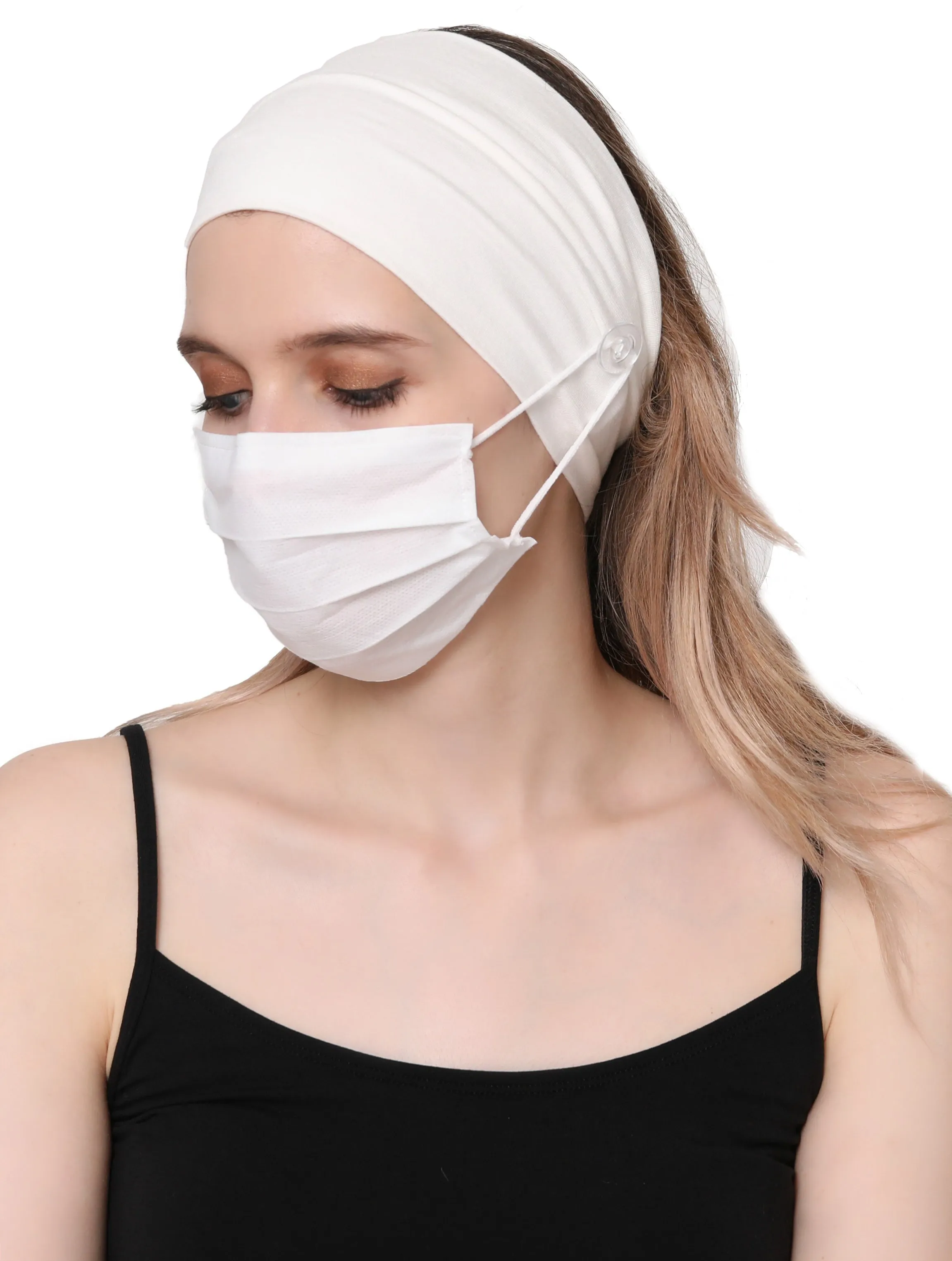 Plain Headband for Mask (Pack of 2)