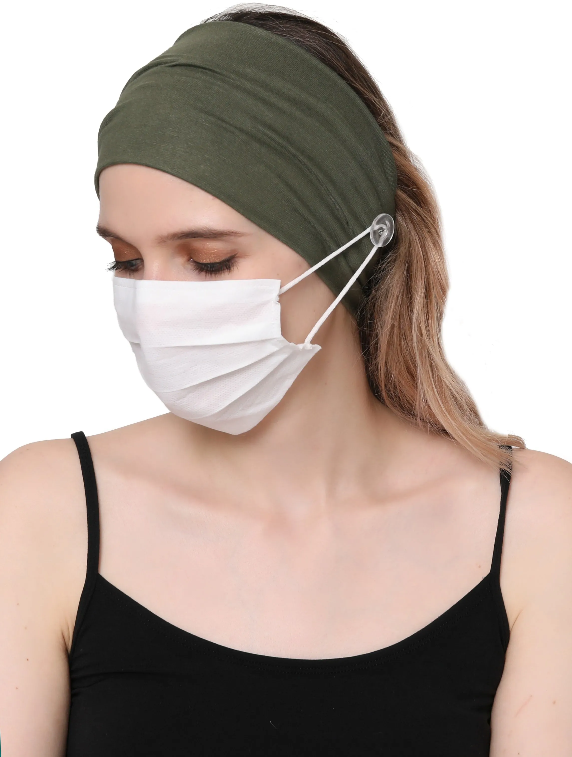 Plain Headband for Mask (Pack of 2)