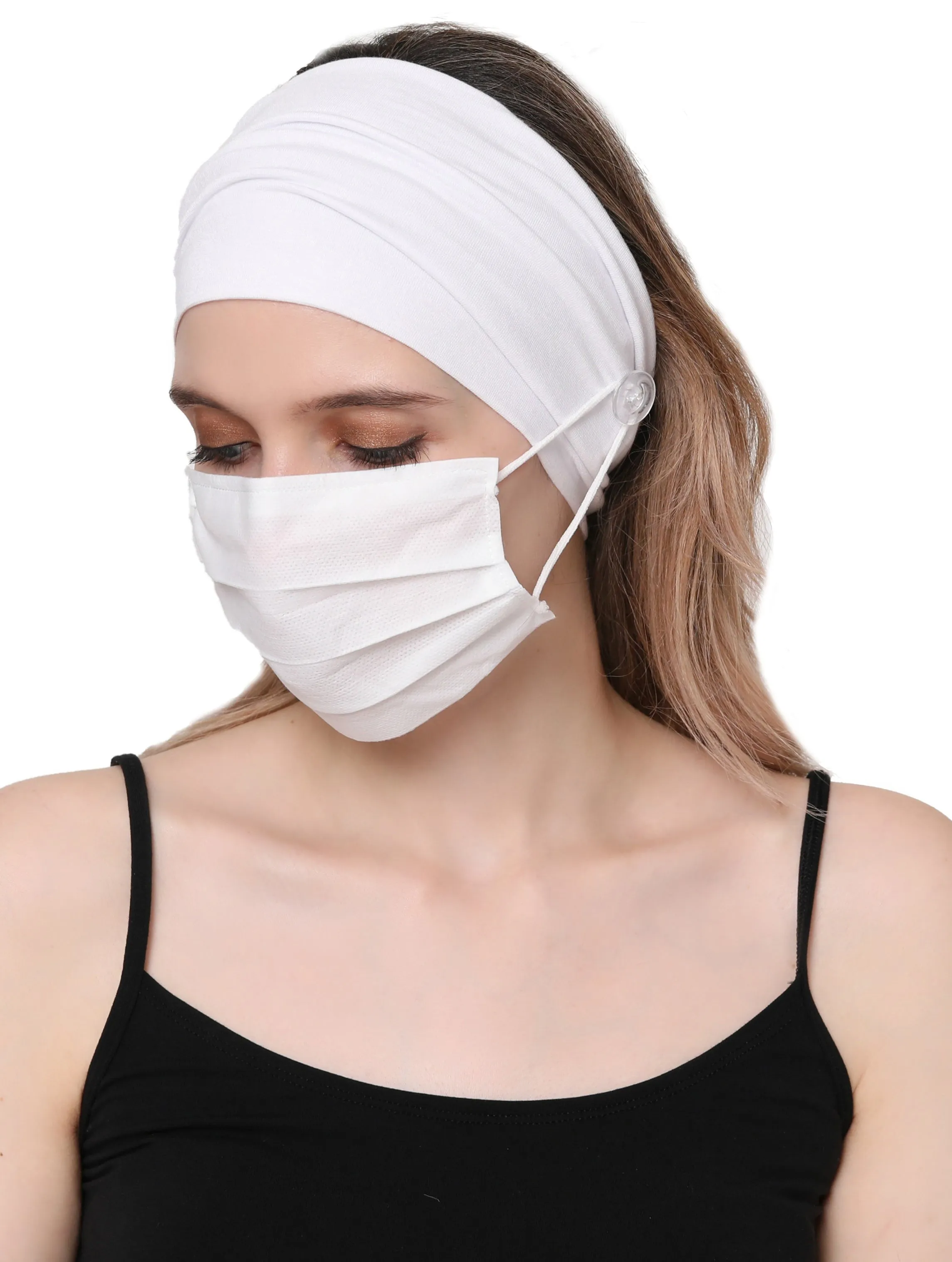 Plain Headband for Mask (Pack of 2)