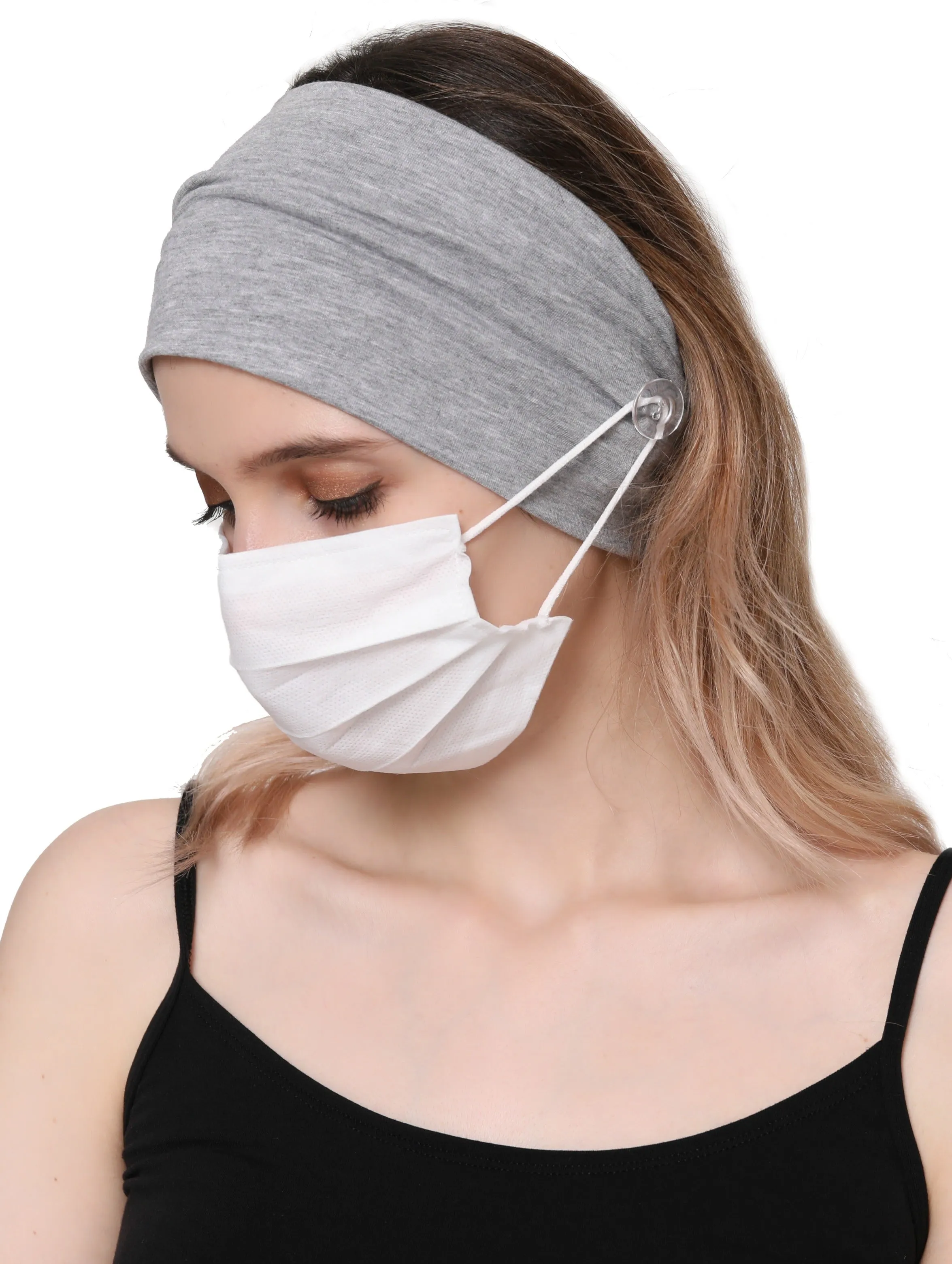 Plain Headband for Mask (Pack of 2)