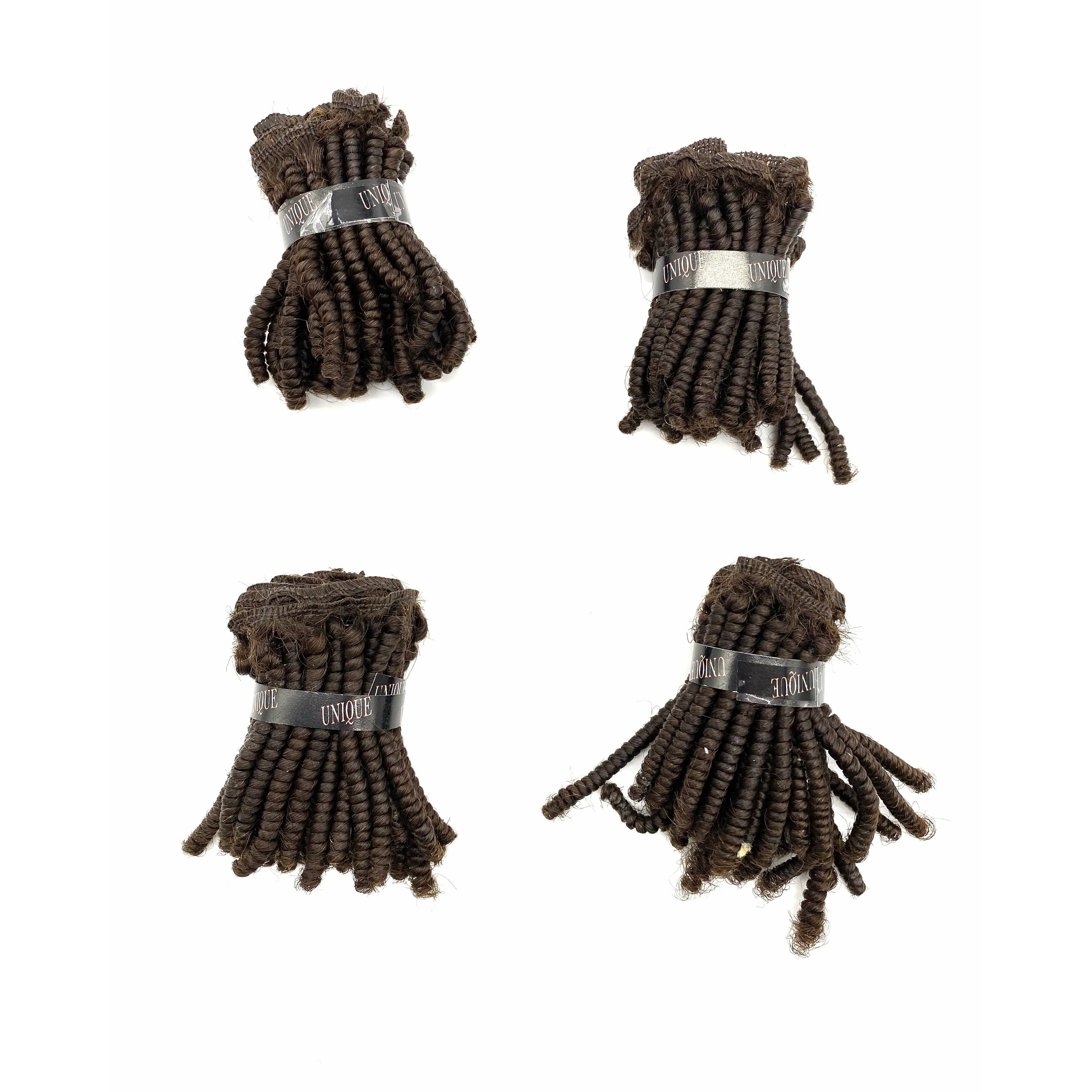 Predifrntial Hair' Unique Human Hair Tiny Afro 4 piece set