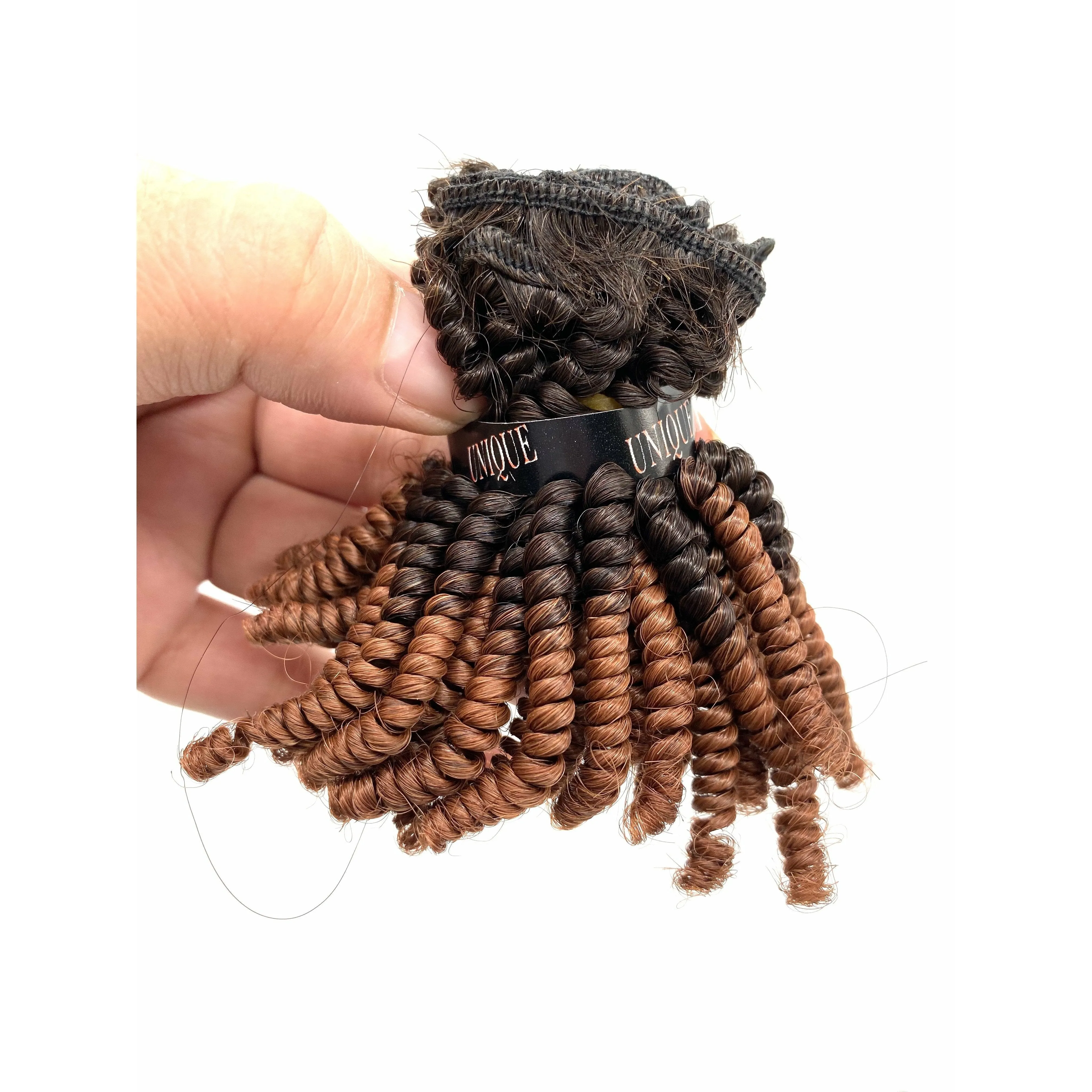 Predifrntial Hair' Unique Human Hair Tiny Afro 4 piece set