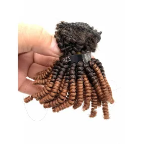 Predifrntial Hair' Unique Human Hair Tiny Afro 4 piece set