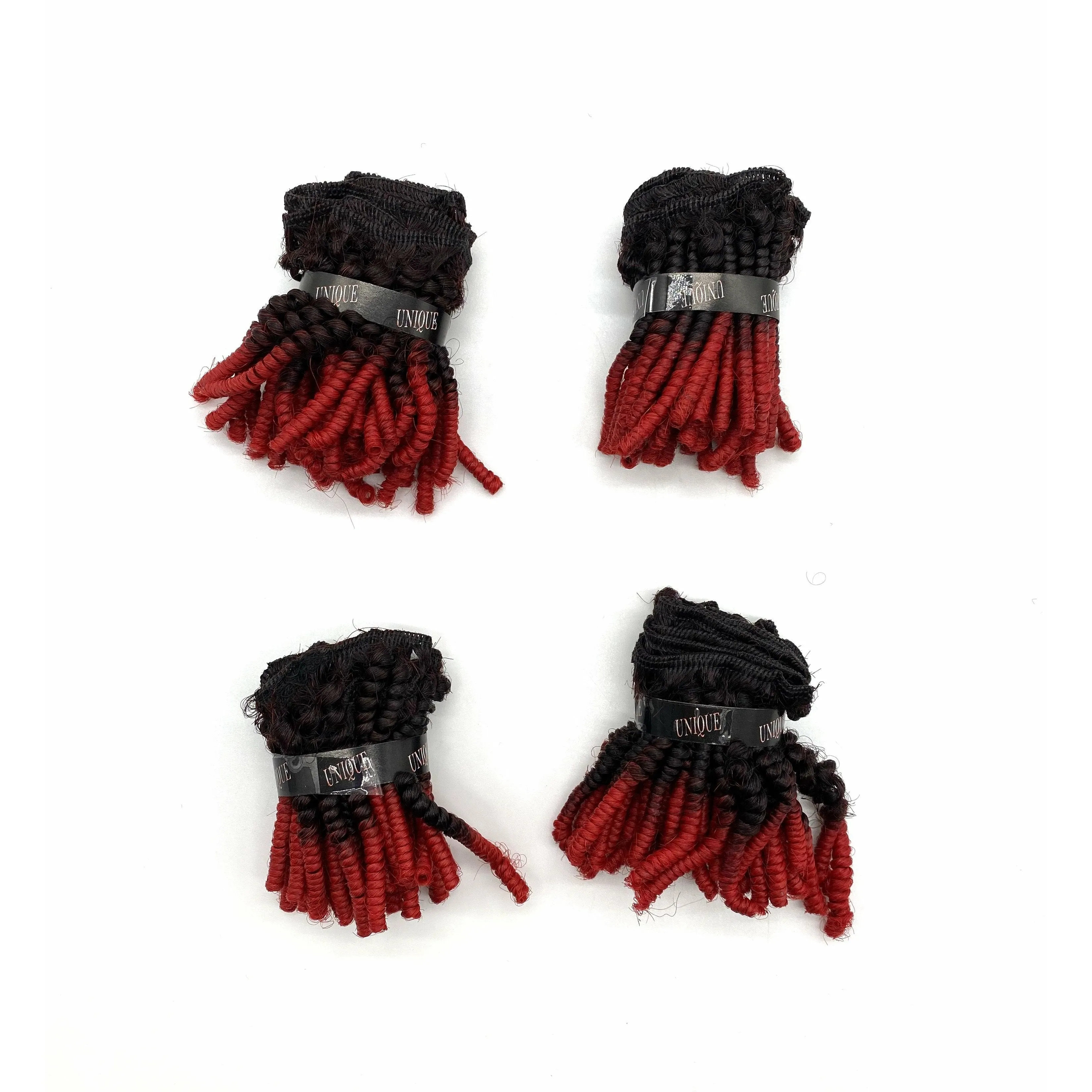 Predifrntial Hair' Unique Human Hair Tiny Afro 4 piece set