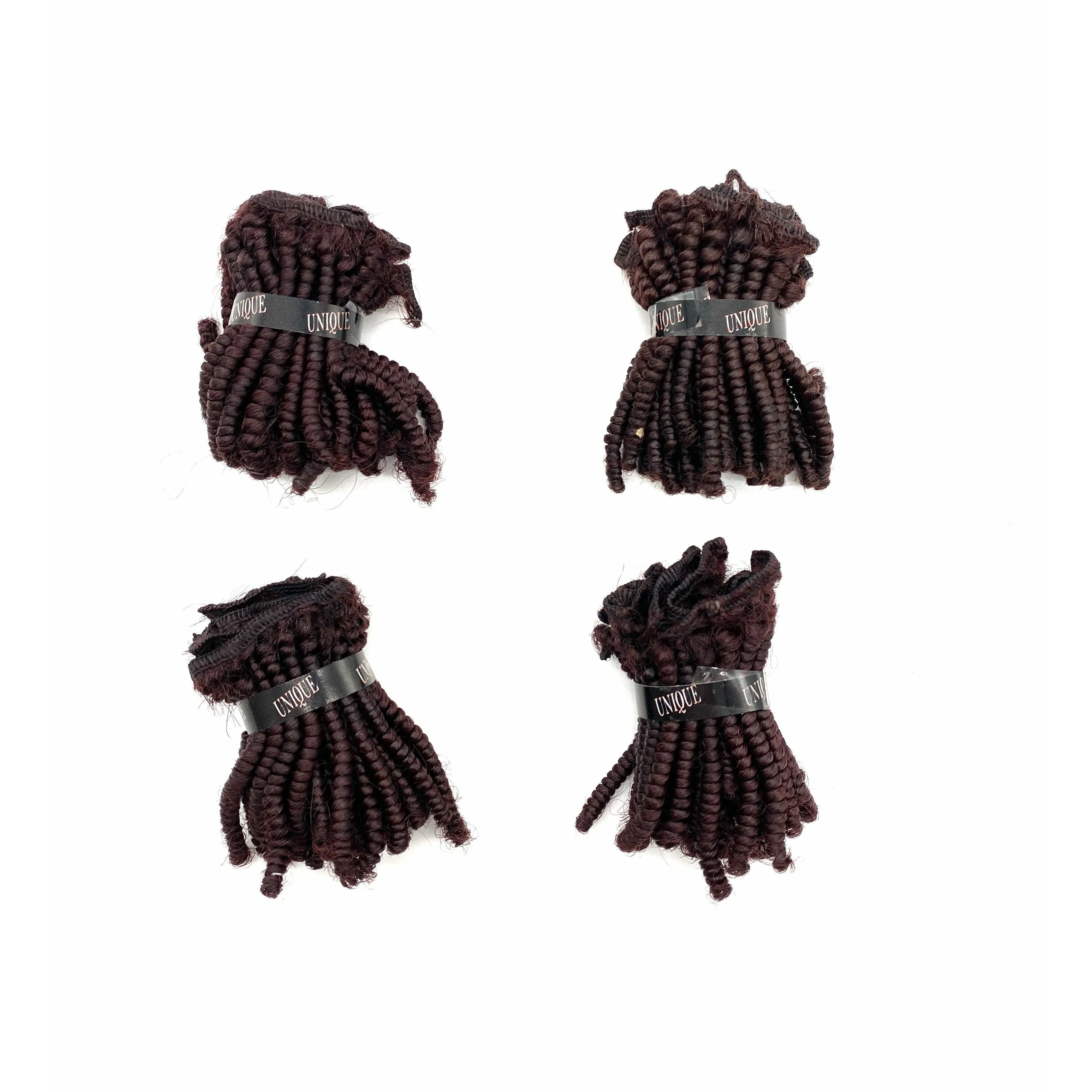 Predifrntial Hair' Unique Human Hair Tiny Afro 4 piece set