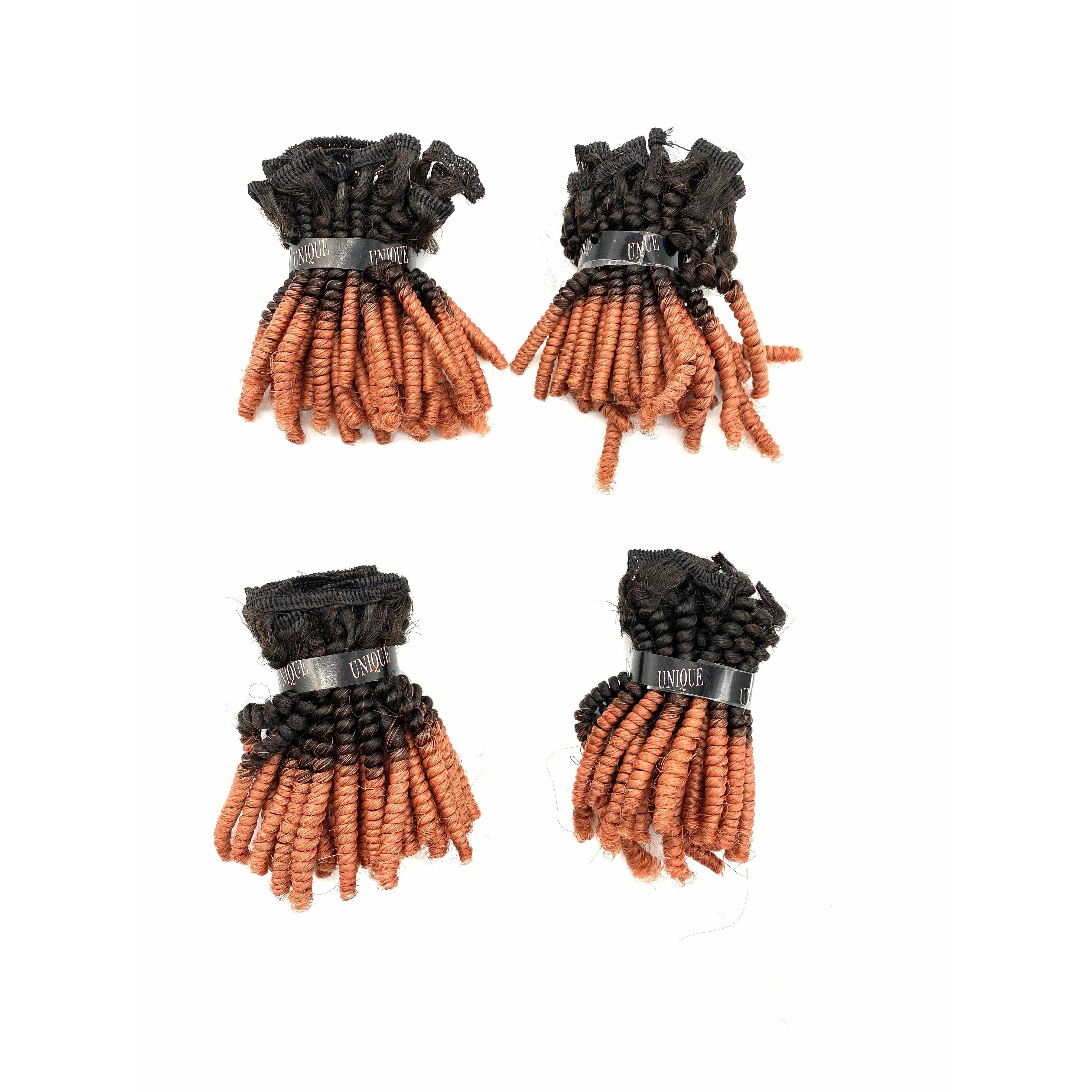 Predifrntial Hair' Unique Human Hair Tiny Afro 4 piece set