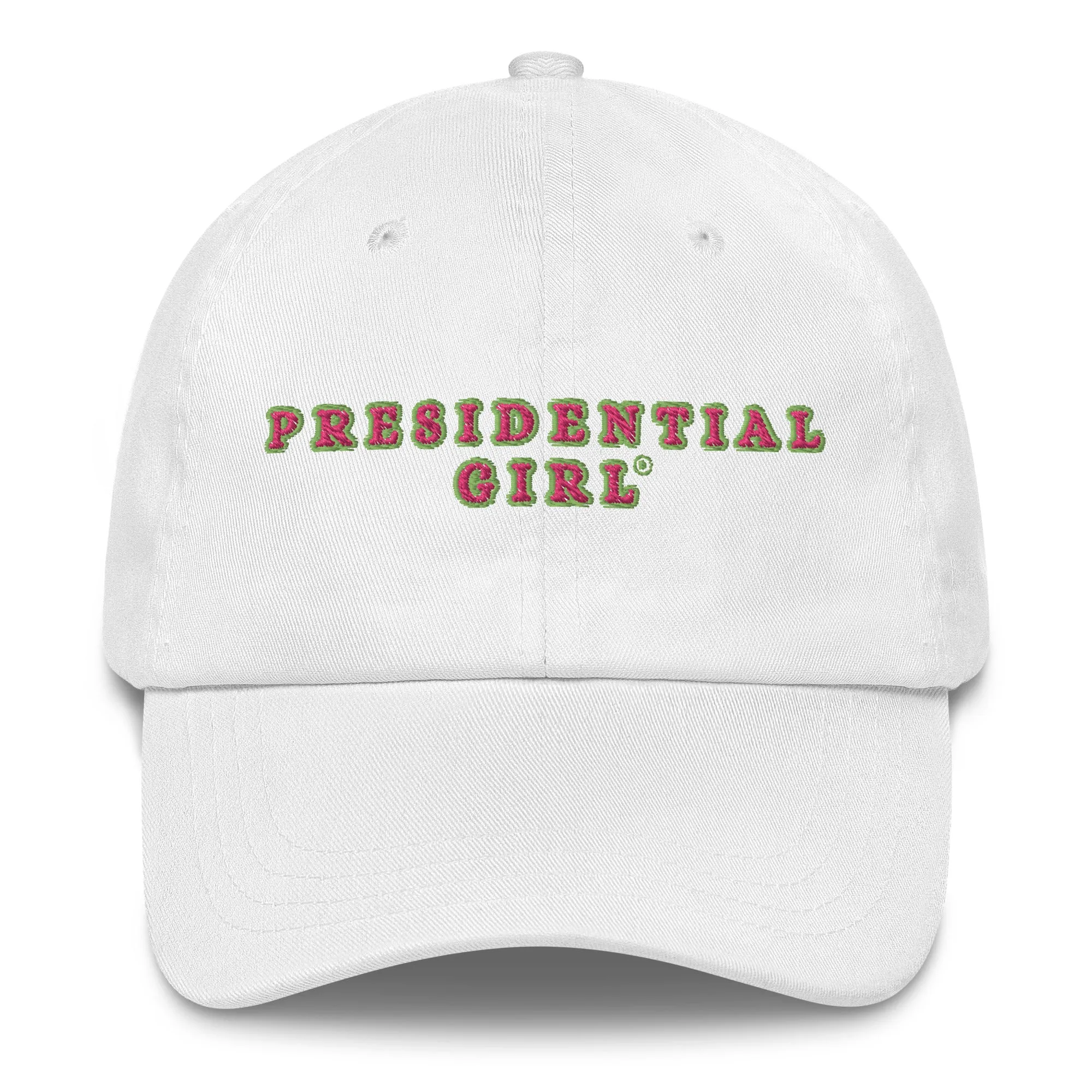 PRESIDENTIAL GIRL®- GREEN AND PINK CAP