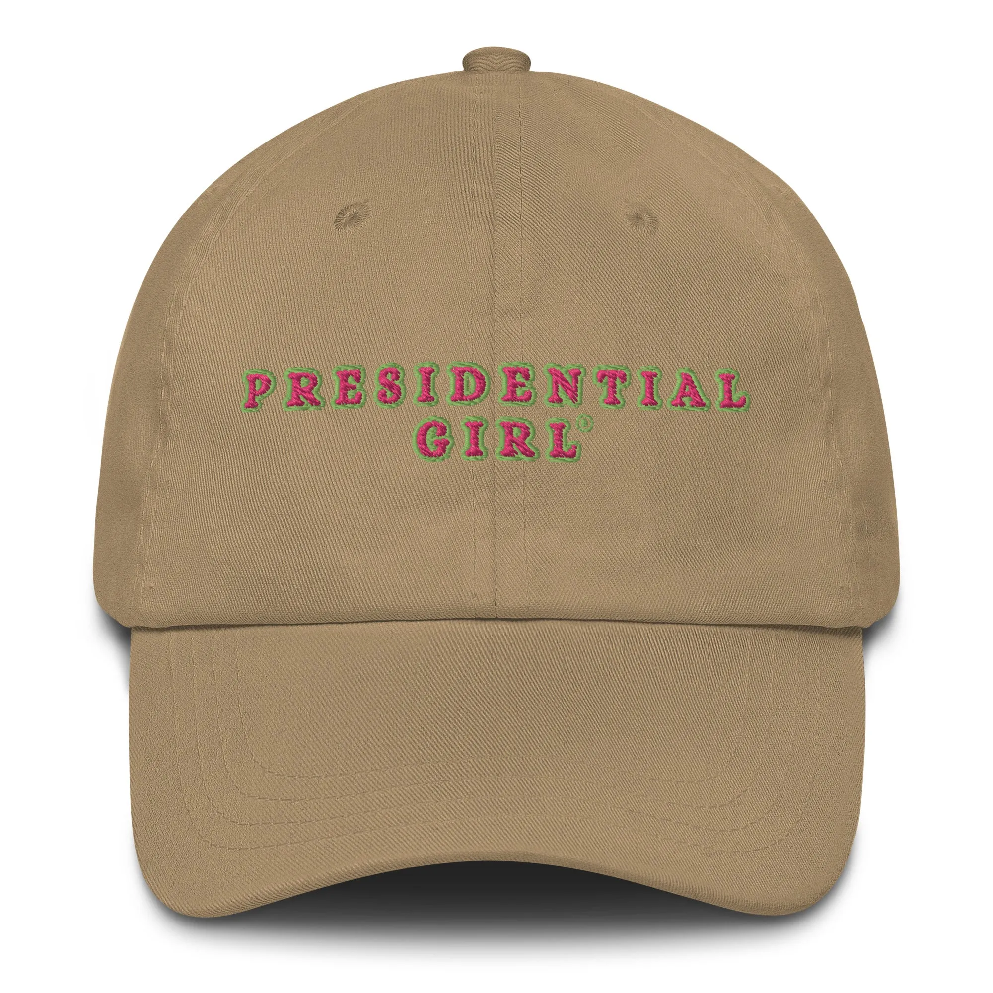 PRESIDENTIAL GIRL®- GREEN AND PINK CAP