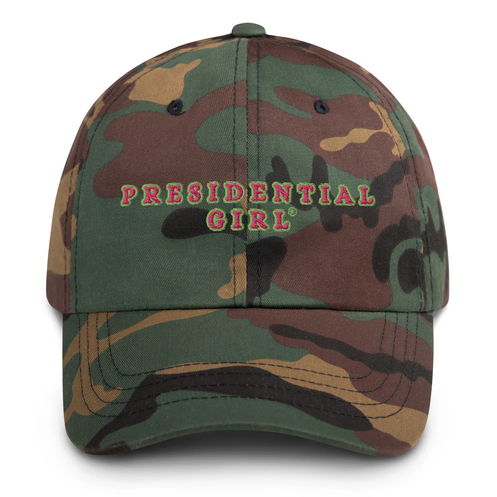 PRESIDENTIAL GIRL®- GREEN AND PINK CAP