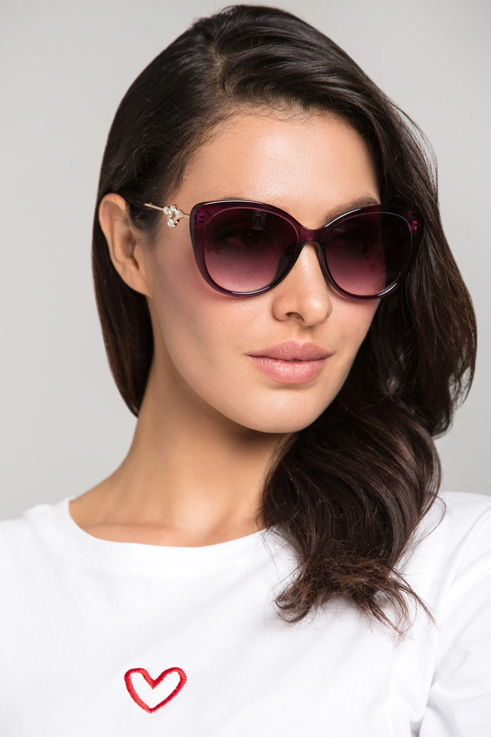 Purple Jewel Temple Sunglasses