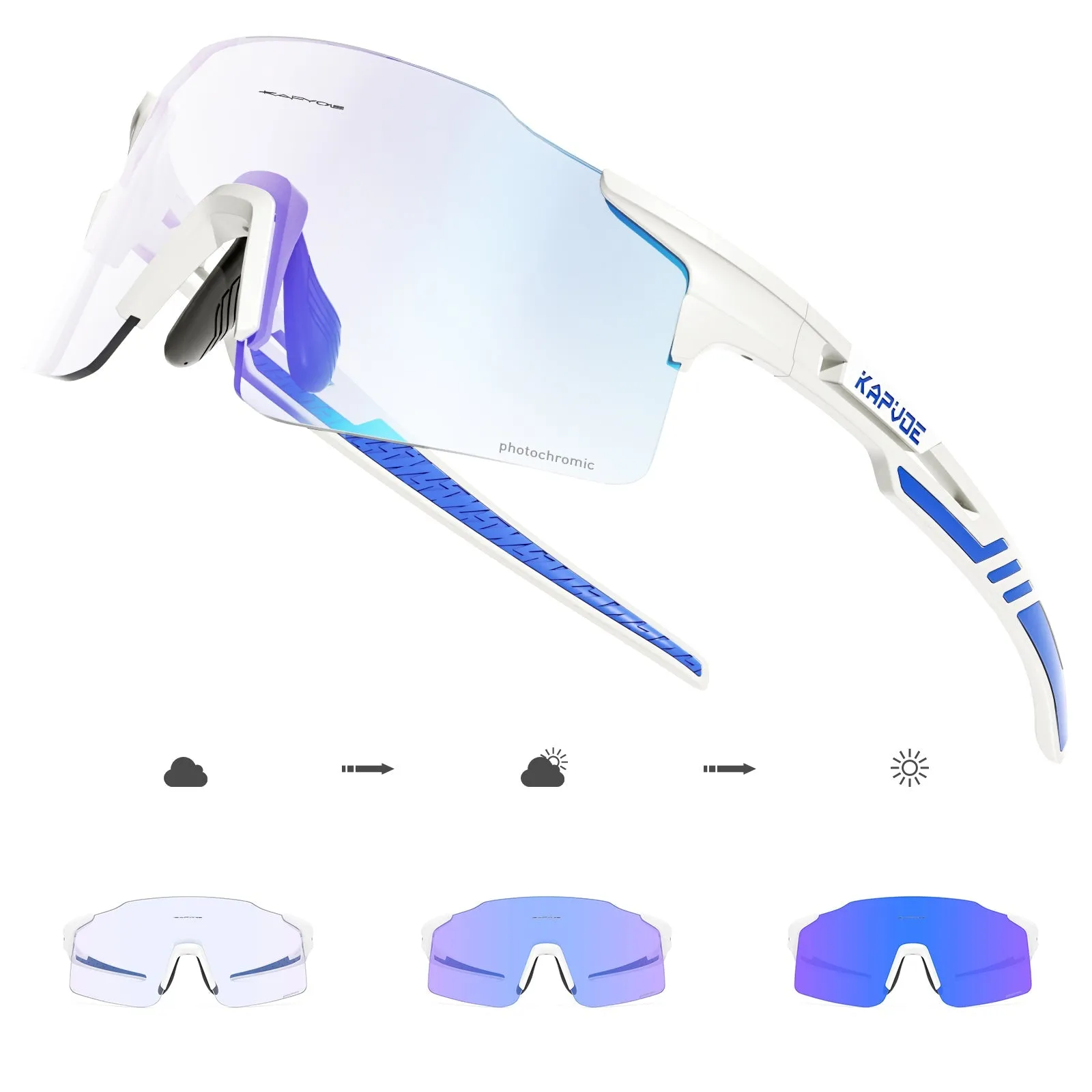 REVO Kapvoe X27 Rimless Photochromic Sunglasses