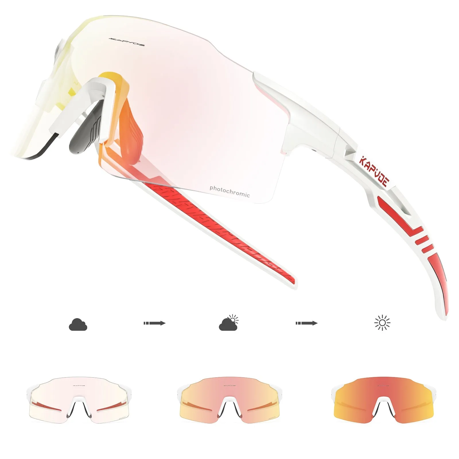 REVO Kapvoe X27 Rimless Photochromic Sunglasses