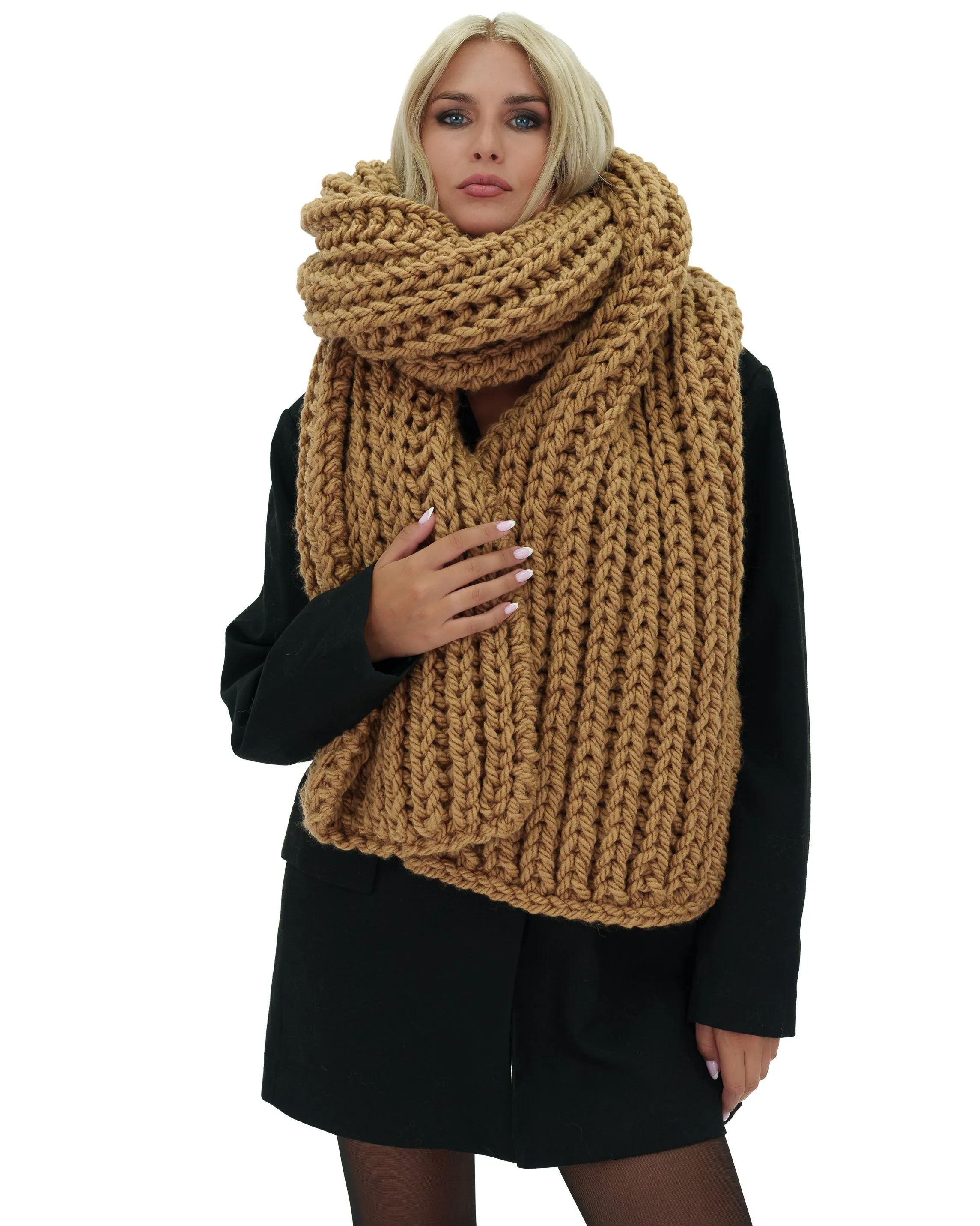 Ribbed Chunky Scarf