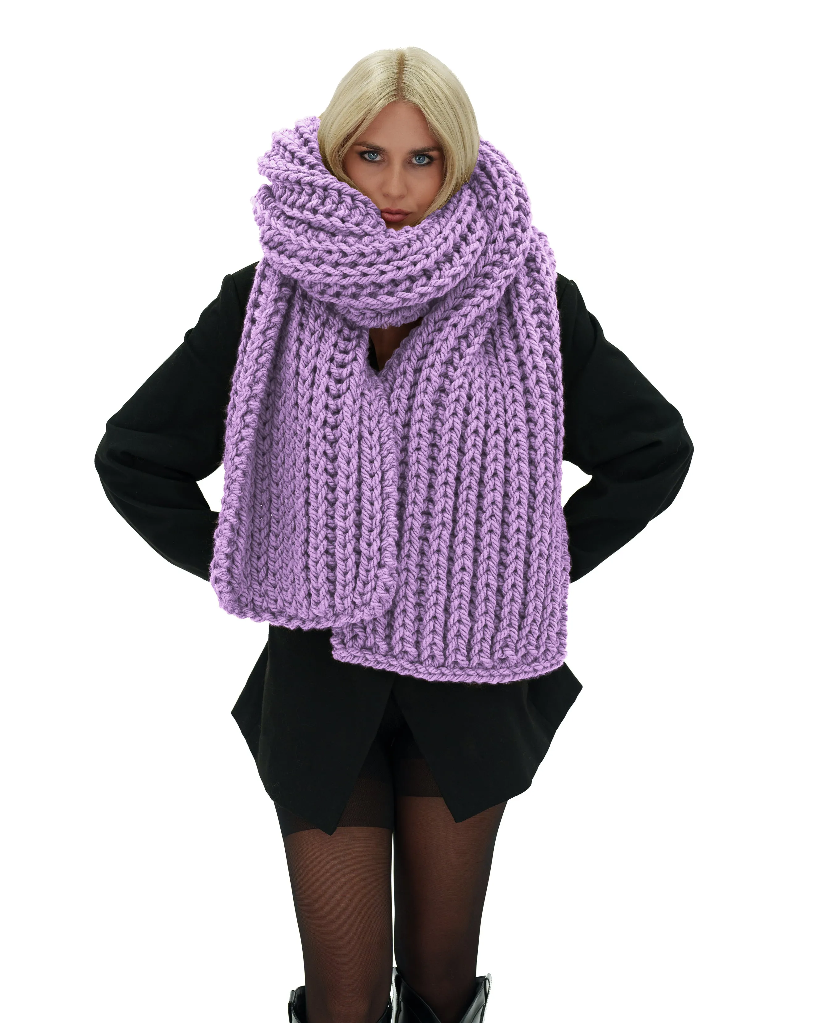 Ribbed Chunky Scarf