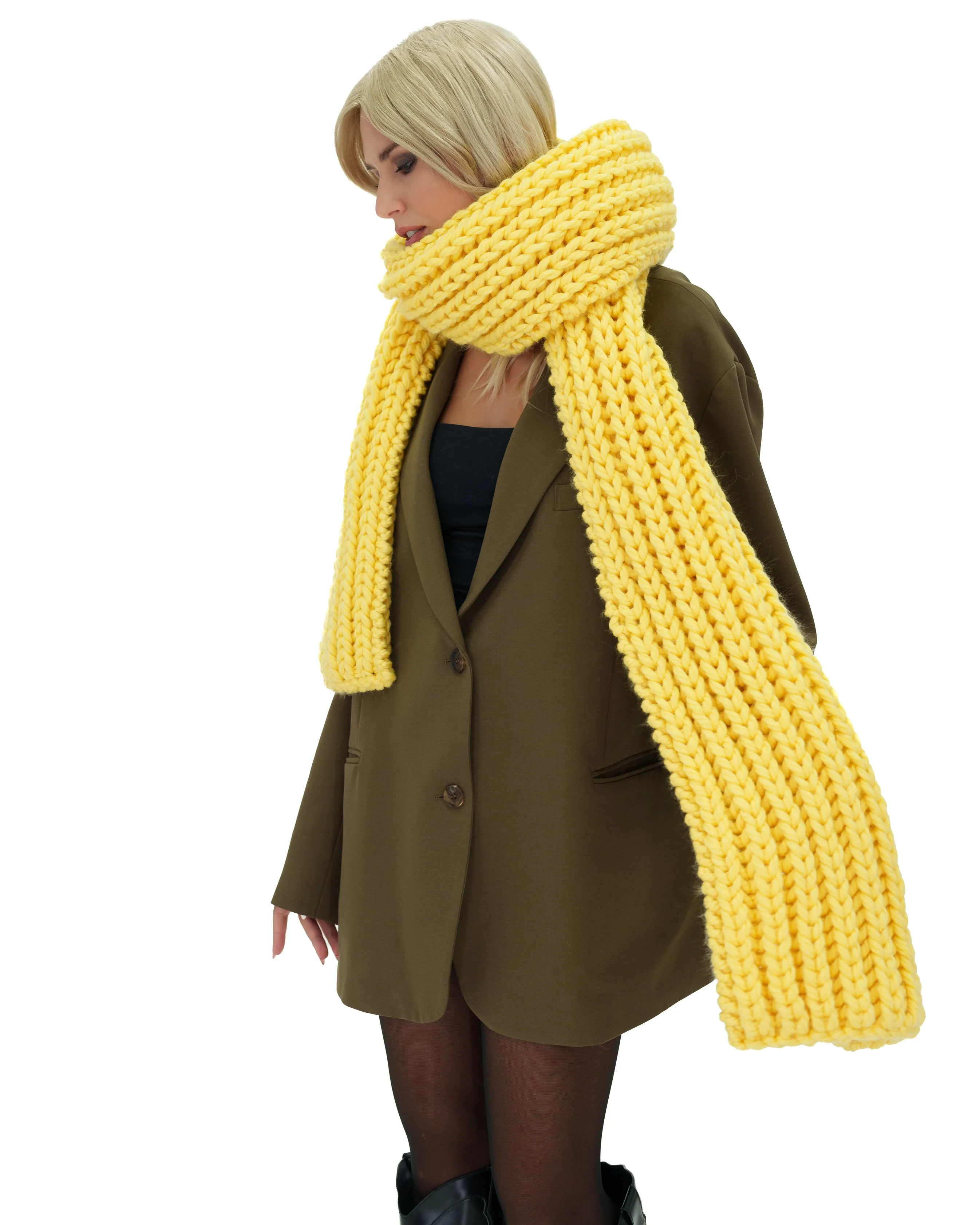 Ribbed Chunky Scarf