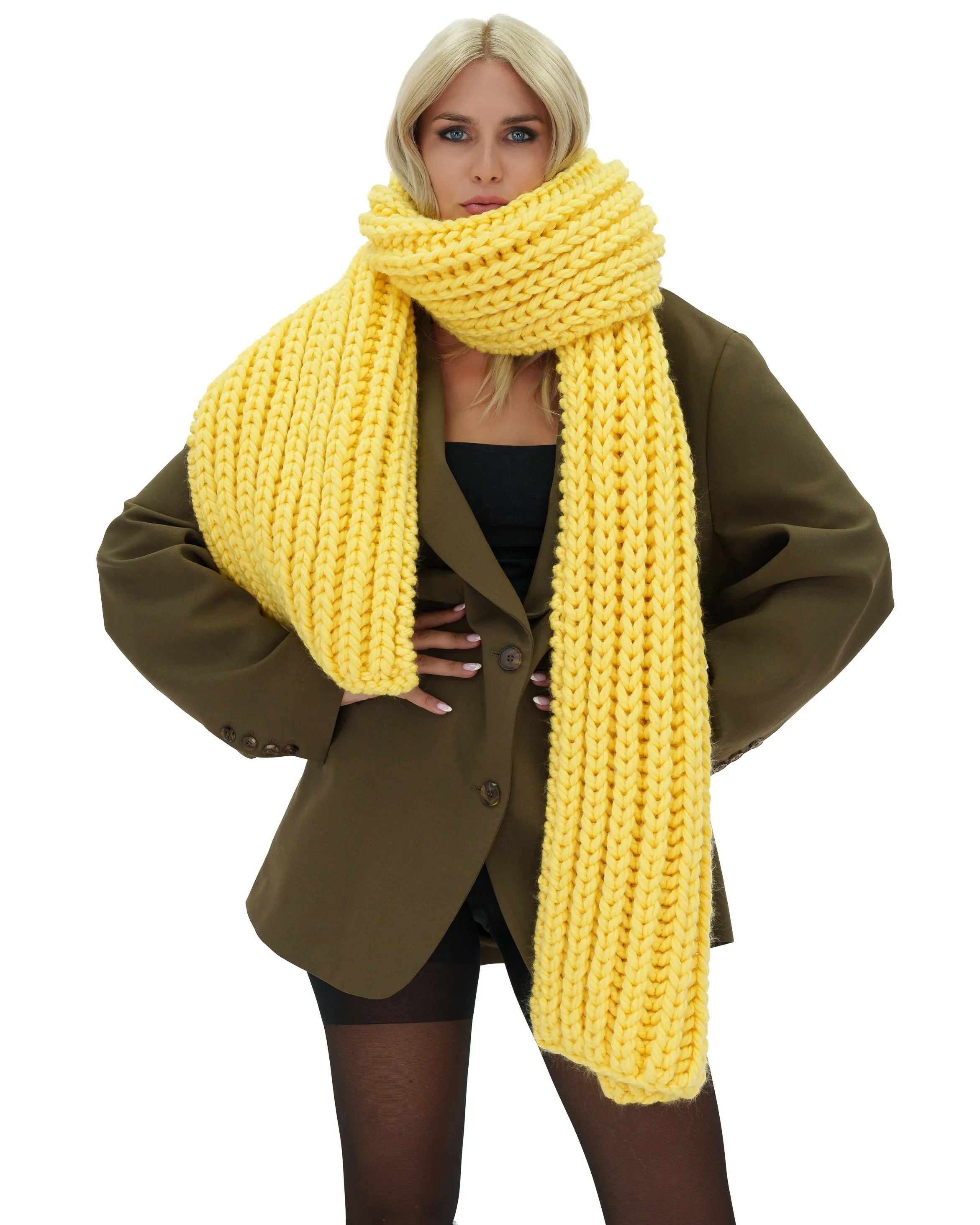 Ribbed Chunky Scarf