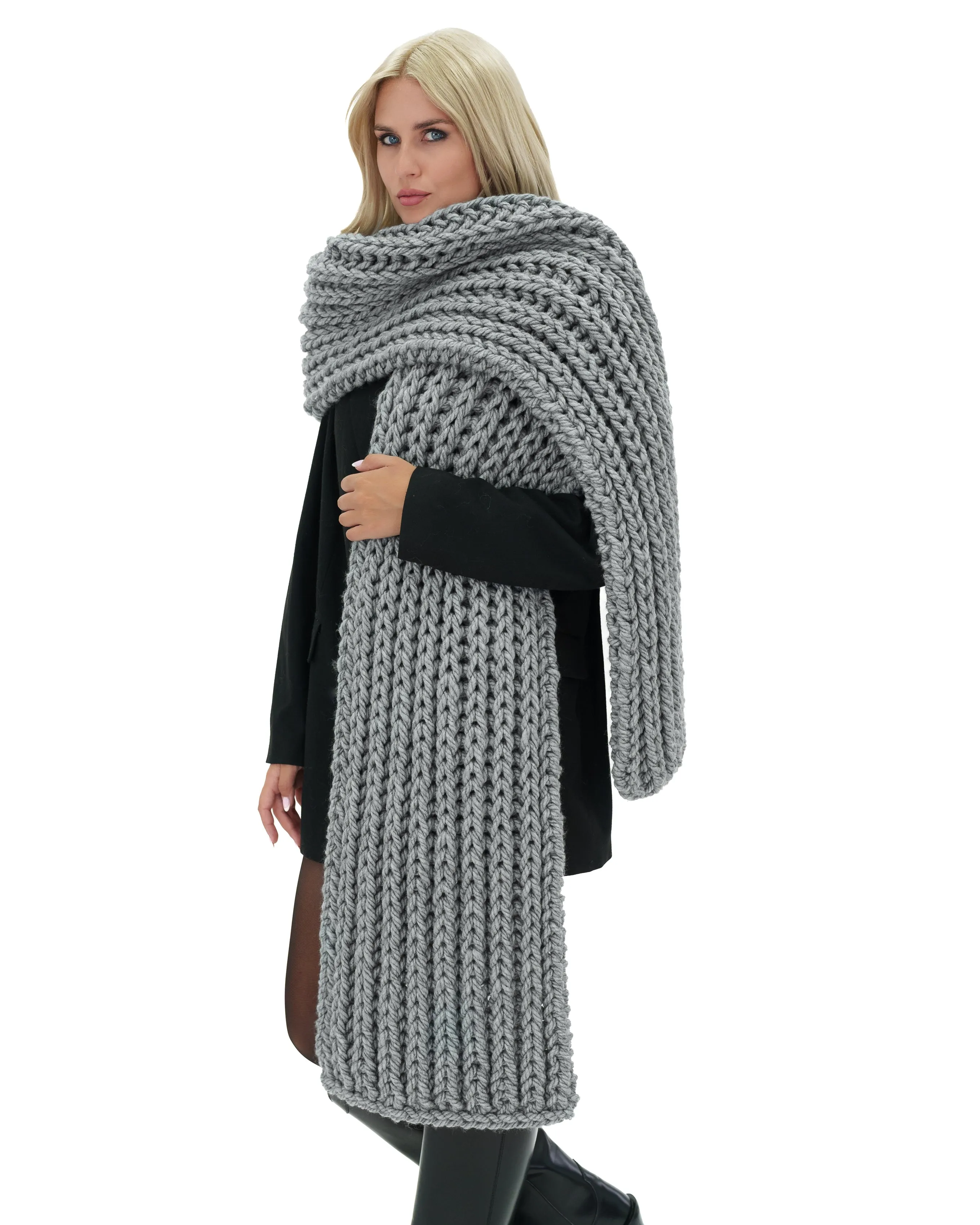 Ribbed Chunky Scarf