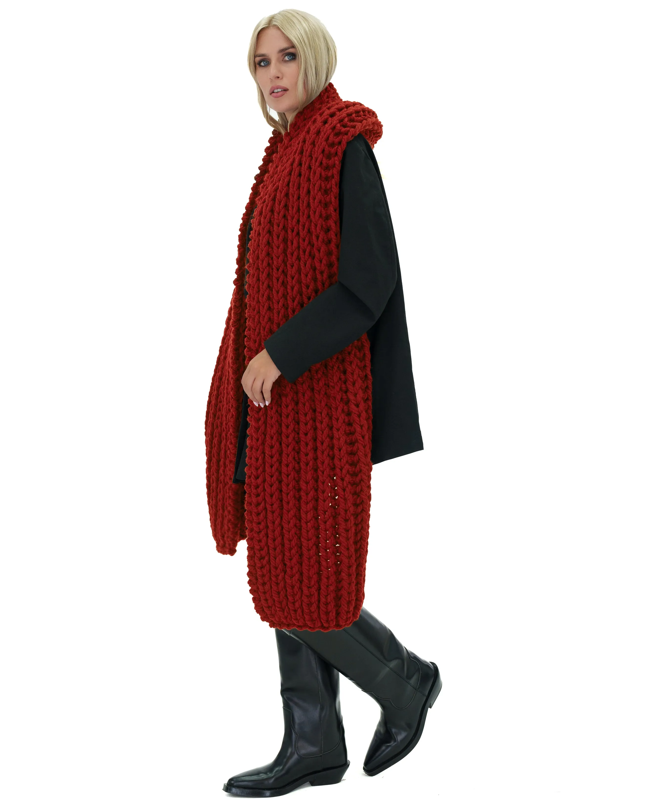 Ribbed Chunky Scarf