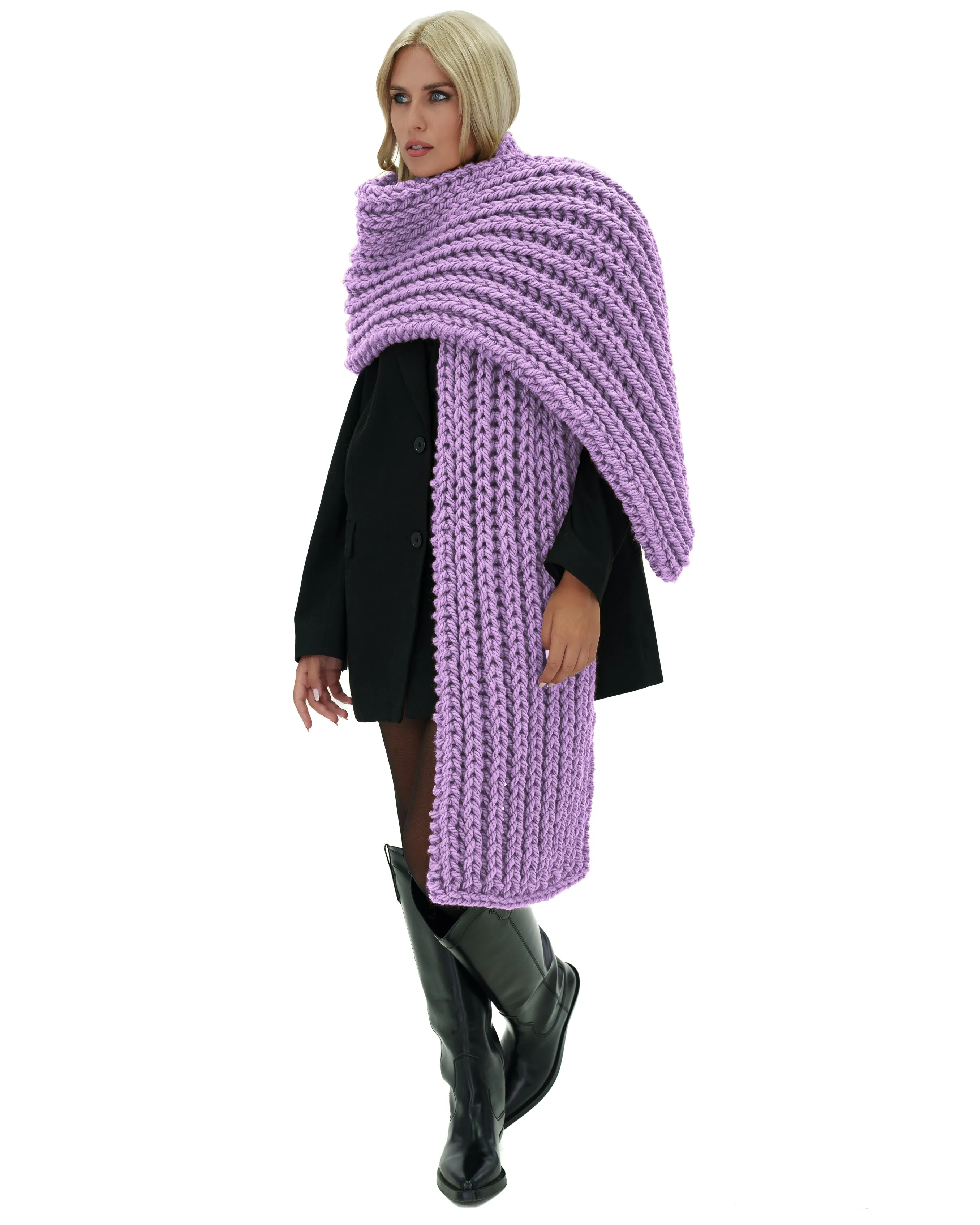 Ribbed Chunky Scarf