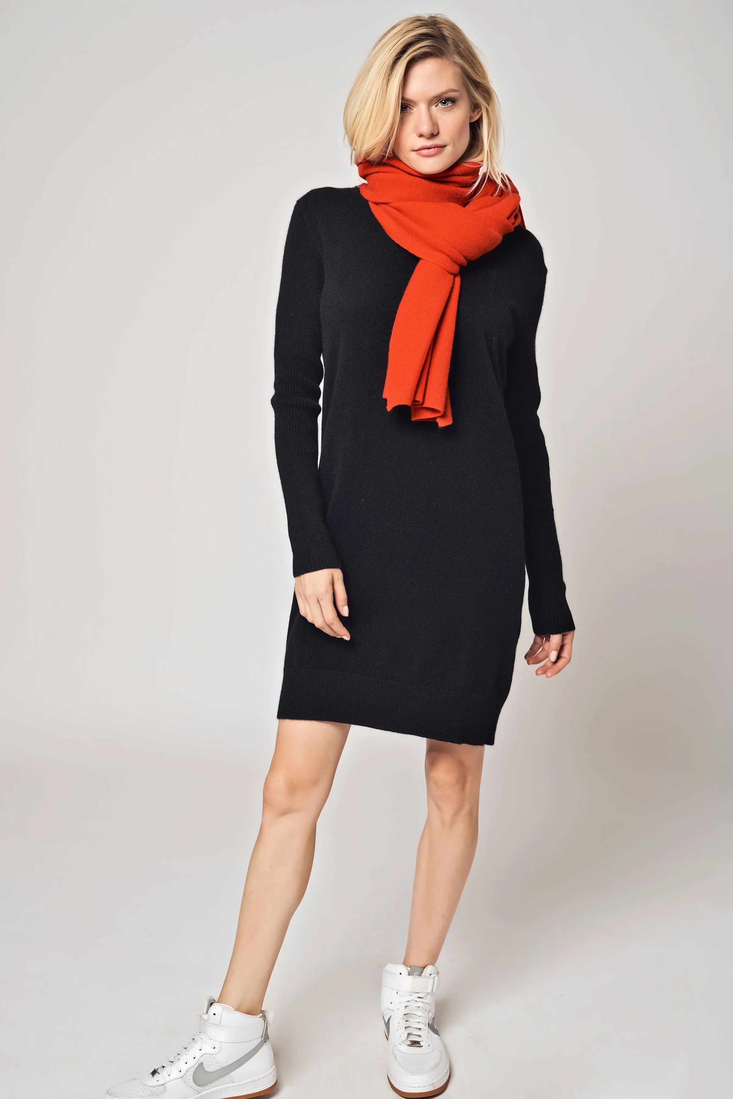 Sharp Print Cashmere Scarf