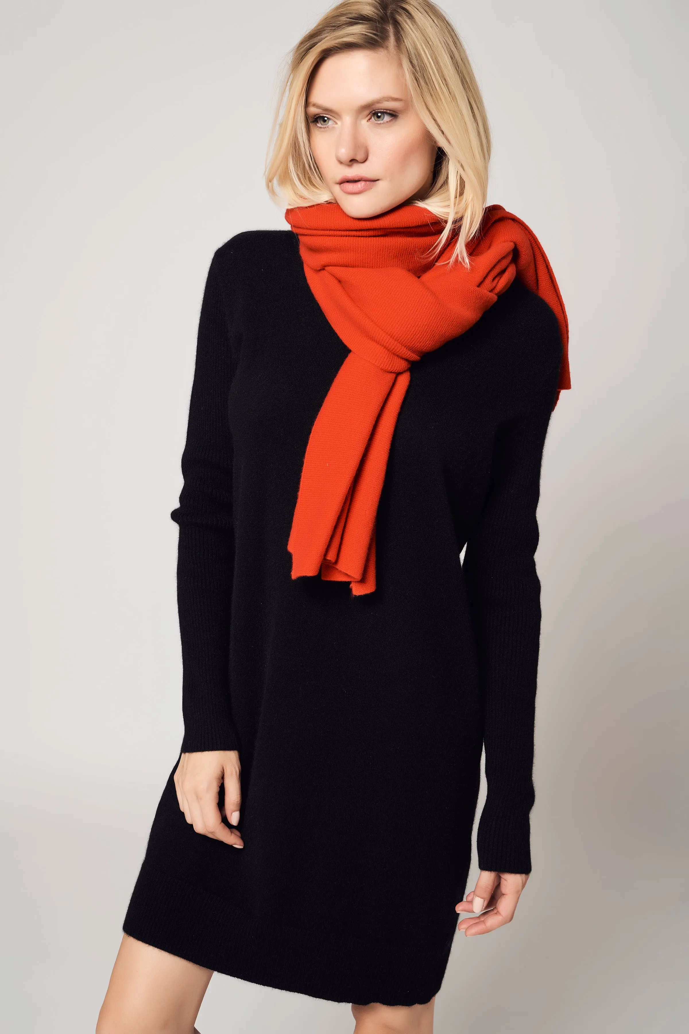 Sharp Print Cashmere Scarf