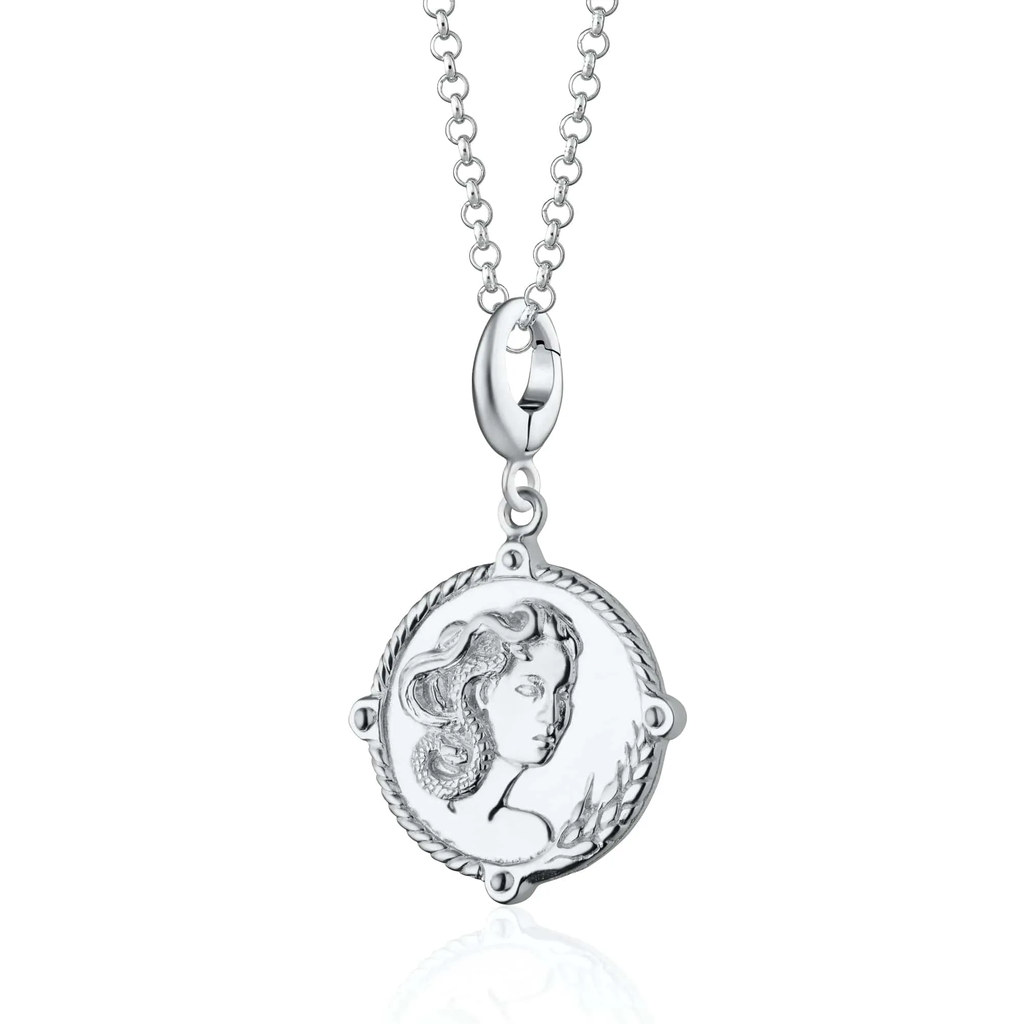 Silver Goddess of Fertility & Nature Demeter Necklace