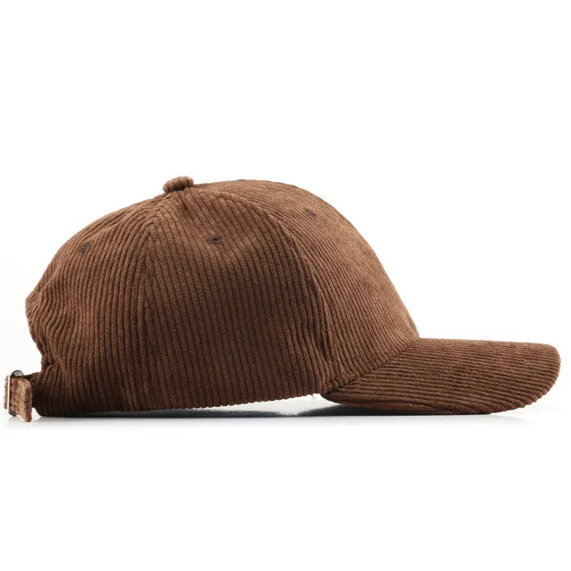 Solid Corduroy | Baseball Cap