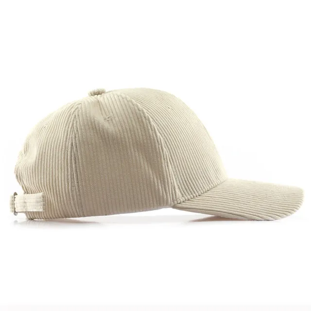 Solid Corduroy | Baseball Cap