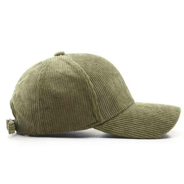 Solid Corduroy | Baseball Cap