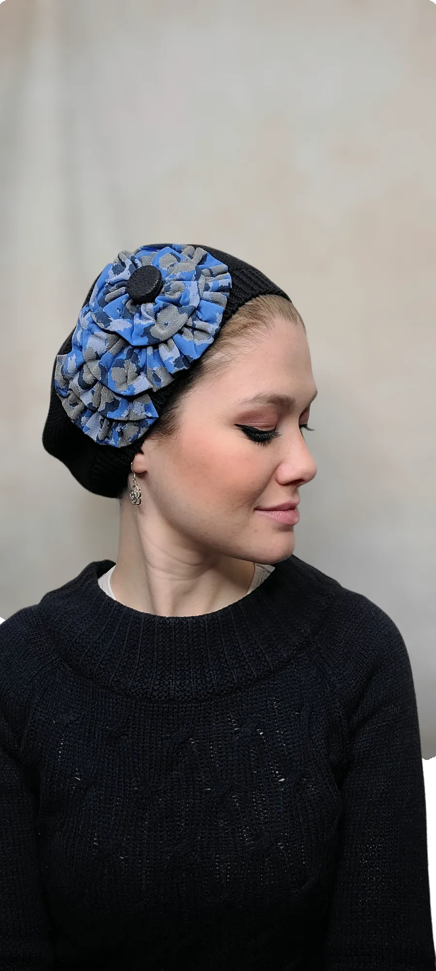 Standard Size Navy Blue French Beret