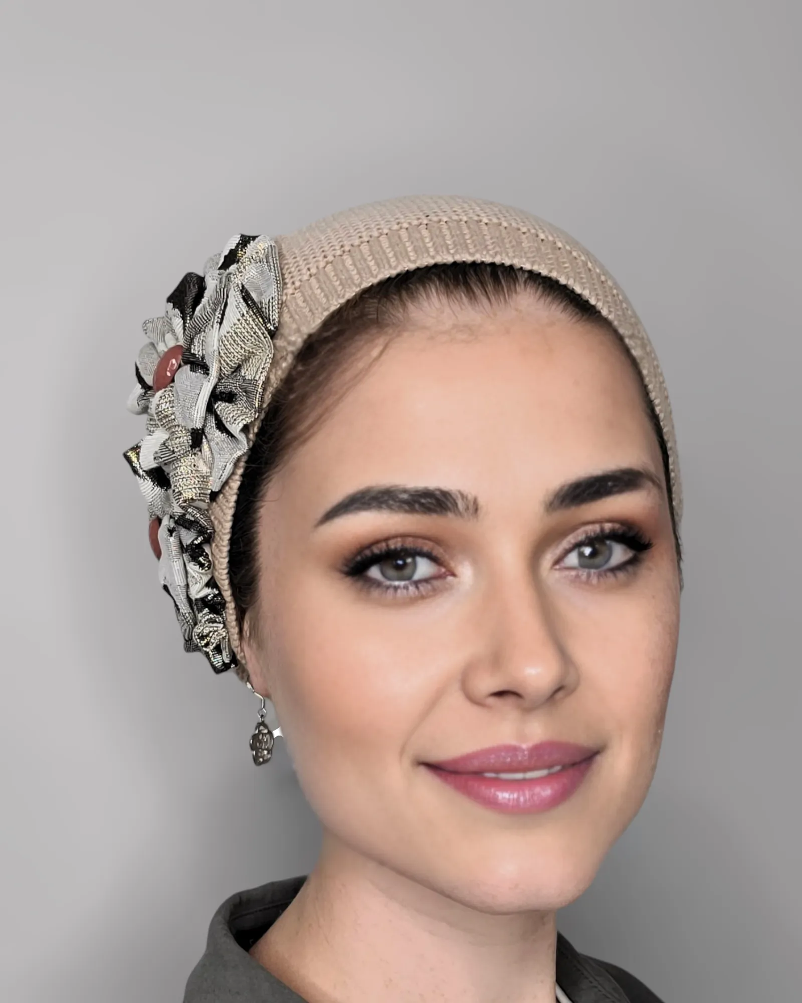 Standard Size Taupe French Beret