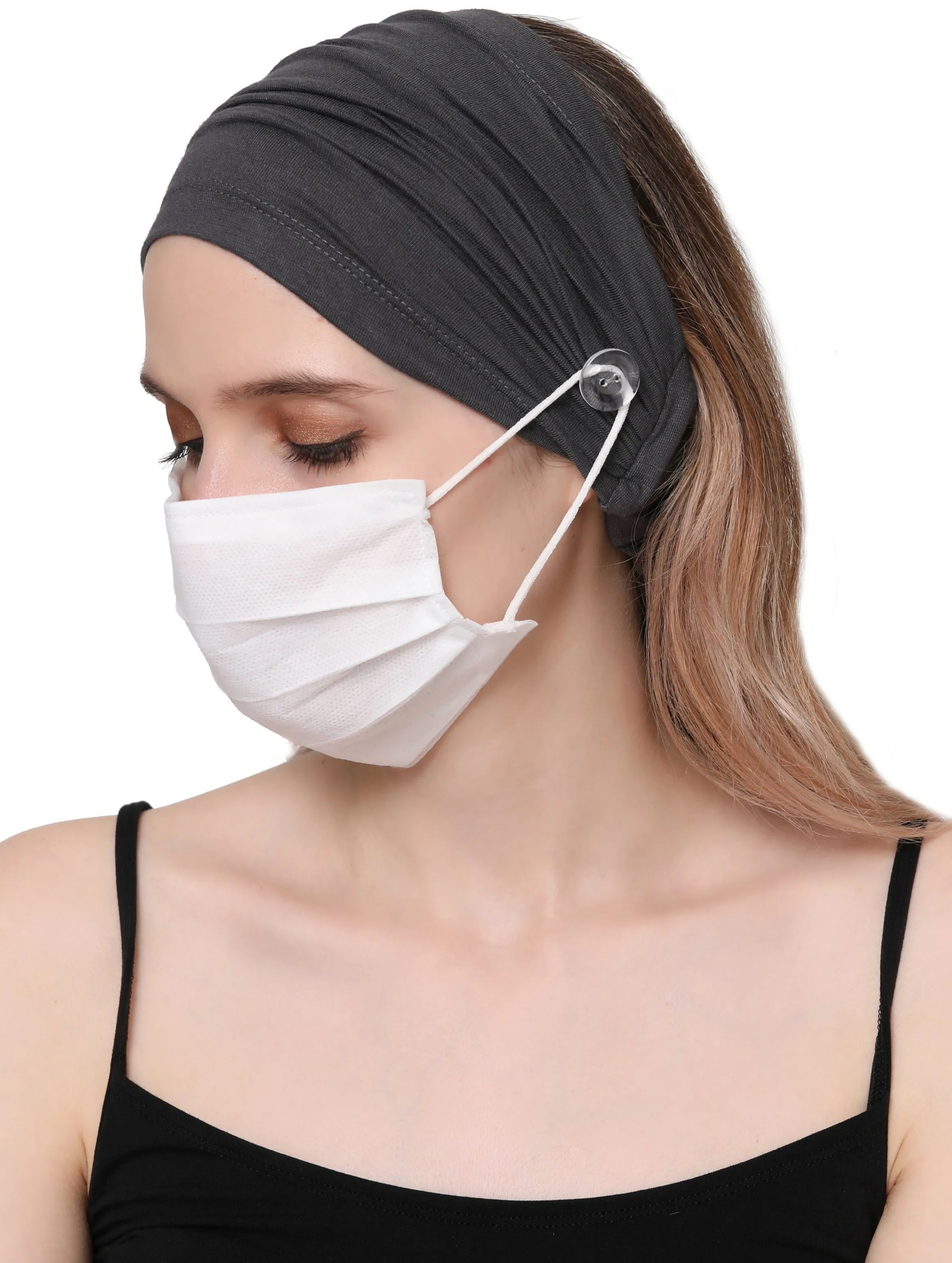 Stretchy Headband for Mask (Pack of 2)