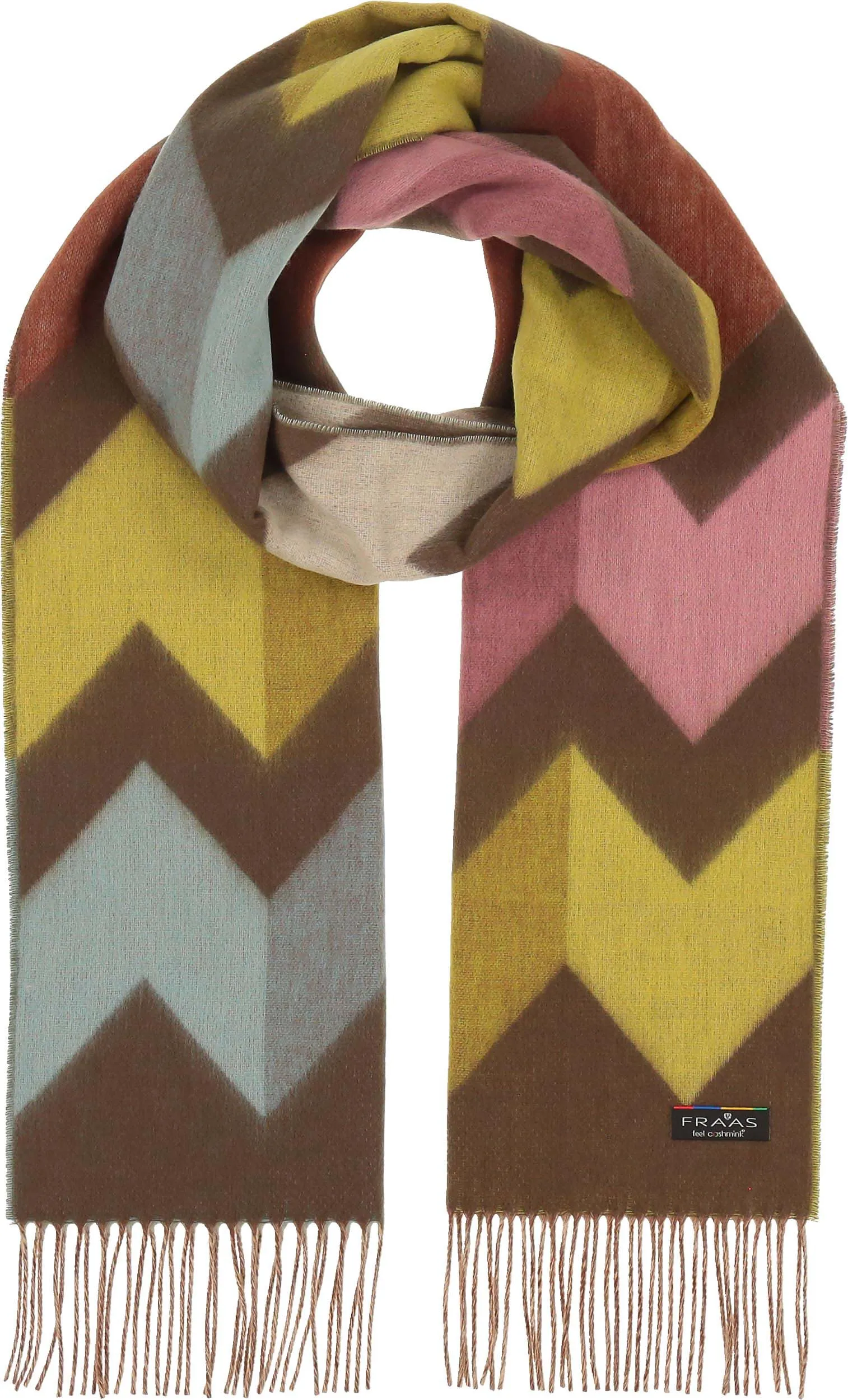 Sustainability Edition Chevron Zig Zag Recycled Scarf