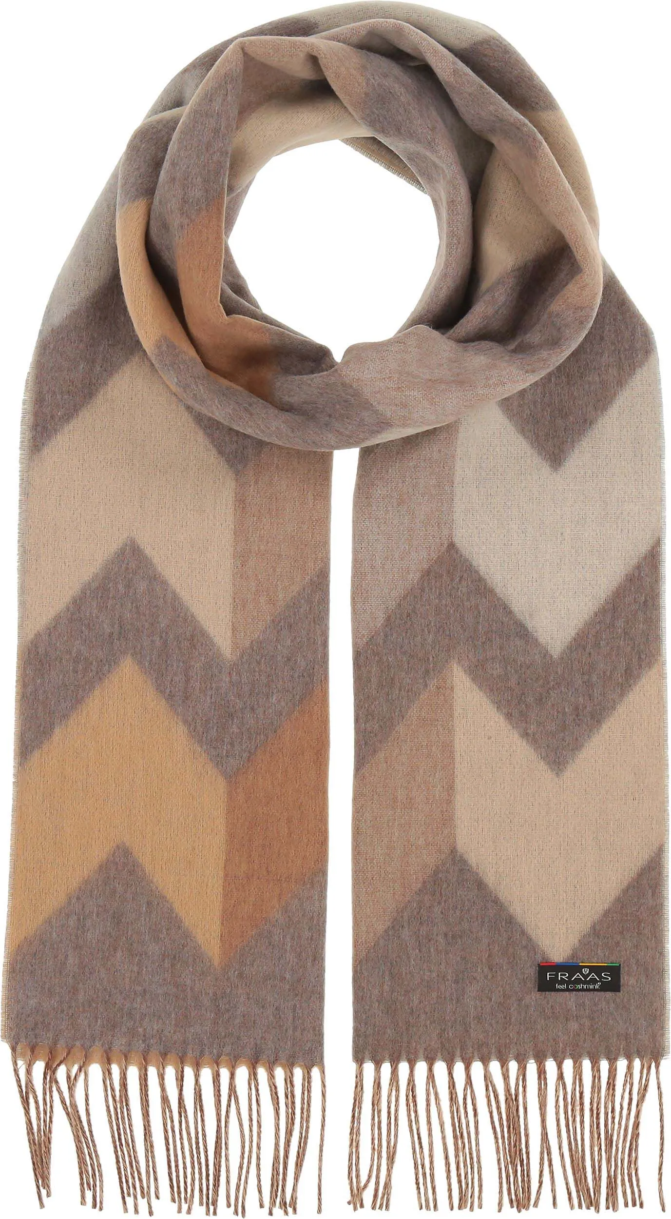 Sustainability Edition Chevron Zig Zag Recycled Scarf