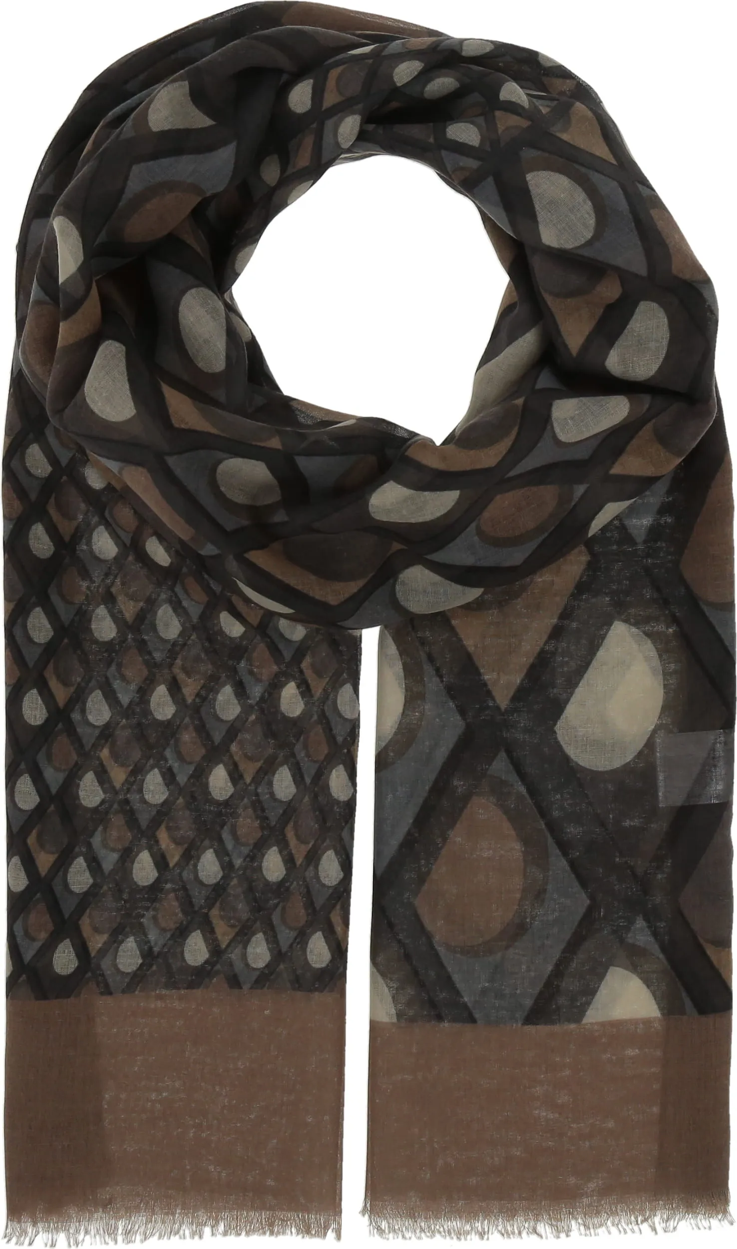 Sustainability Edition Geo Diamond Recycled Scarf