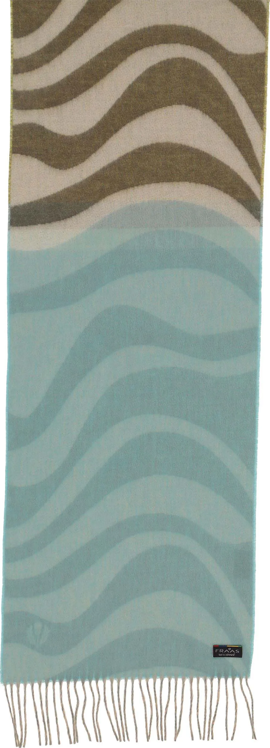 Sustainability Edition Ombre Waves Recycled Scarf