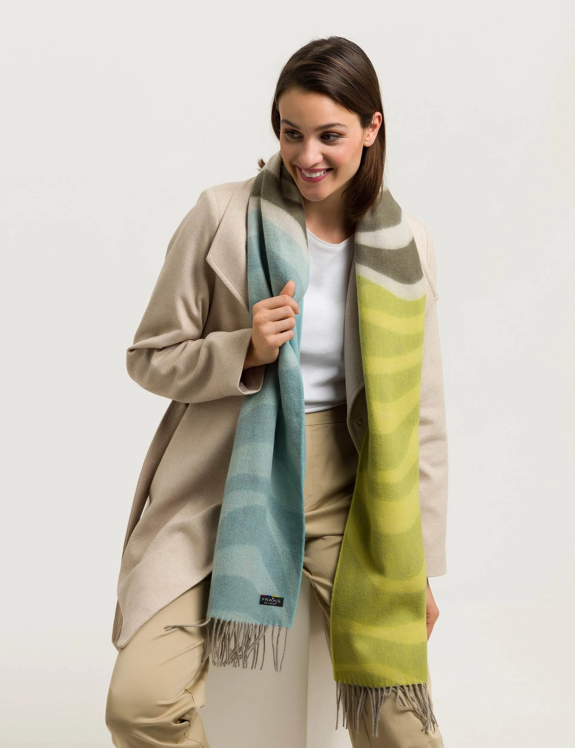 Sustainability Edition Ombre Waves Recycled Scarf