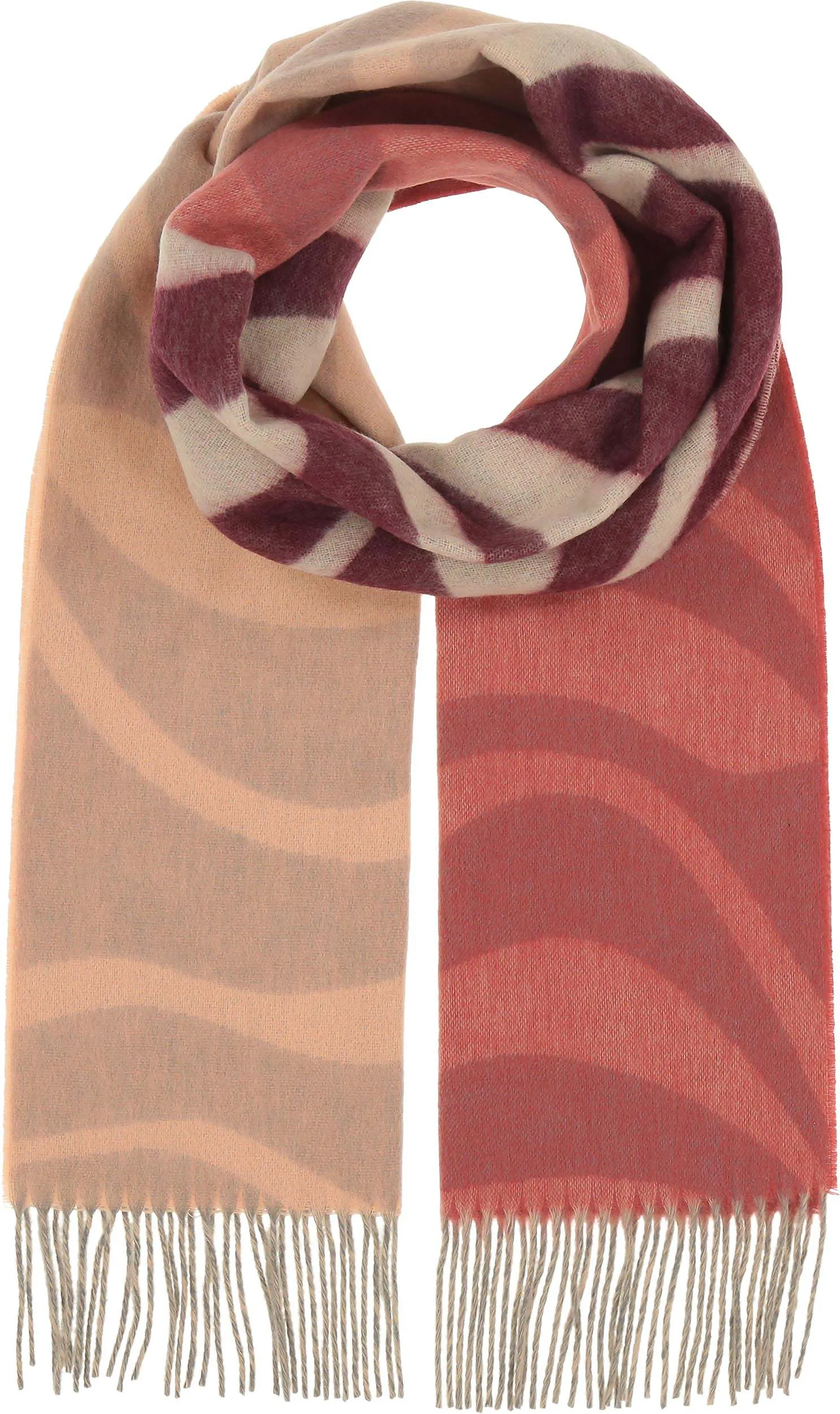 Sustainability Edition Ombre Waves Recycled Scarf