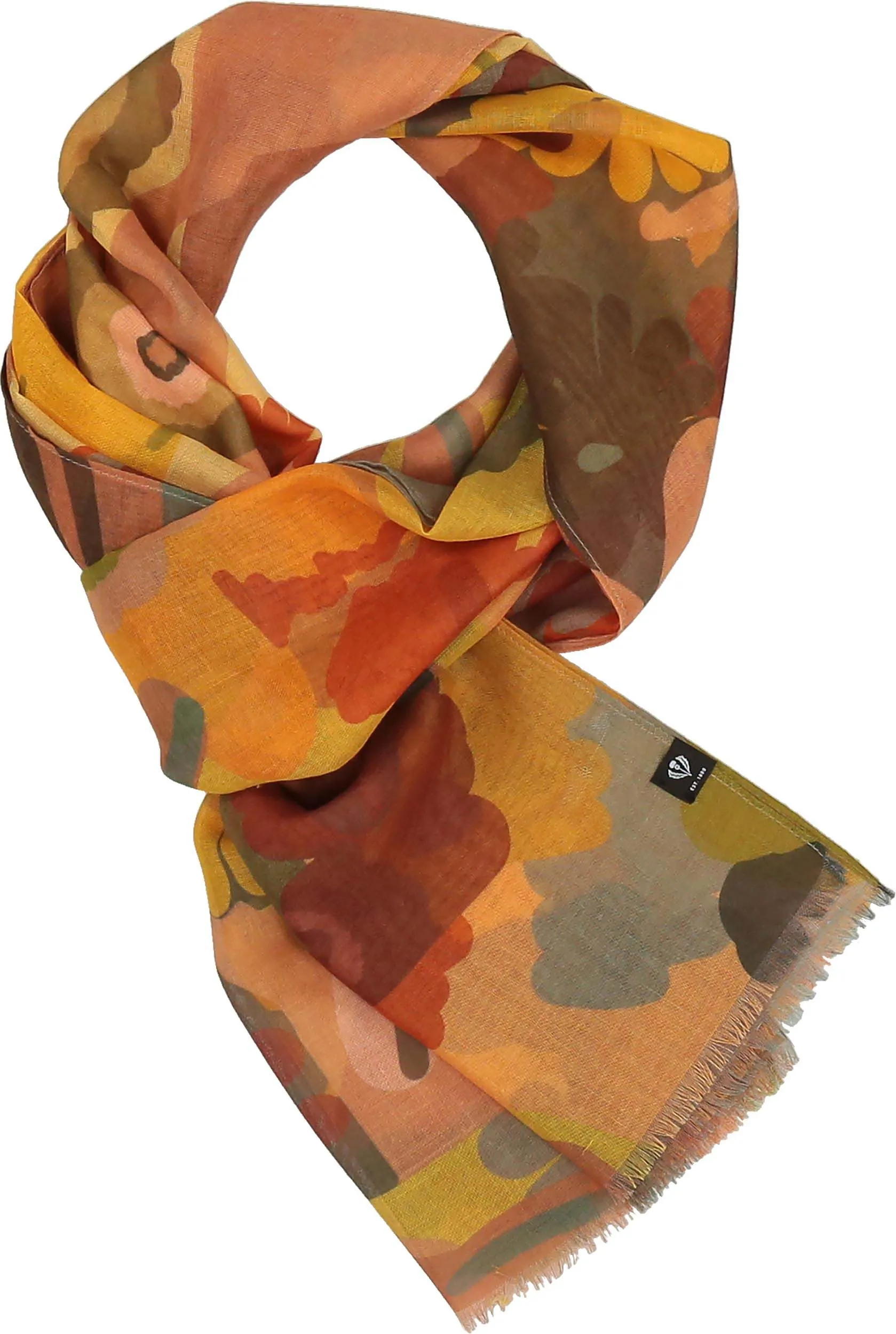 Sustainability Edition Retro Flowers Recycled Scarf