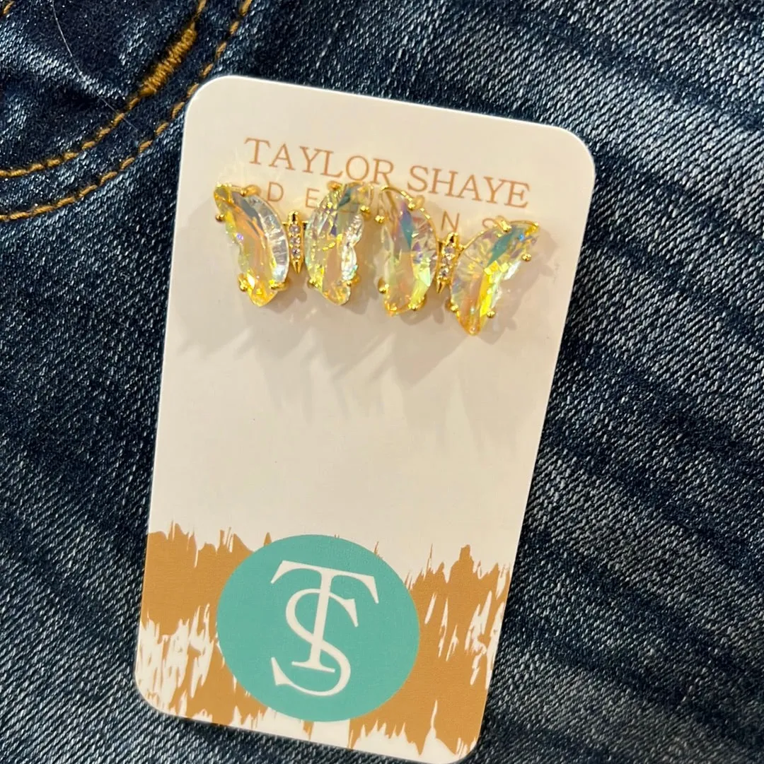 Taylor Shaye Butterfly Stud