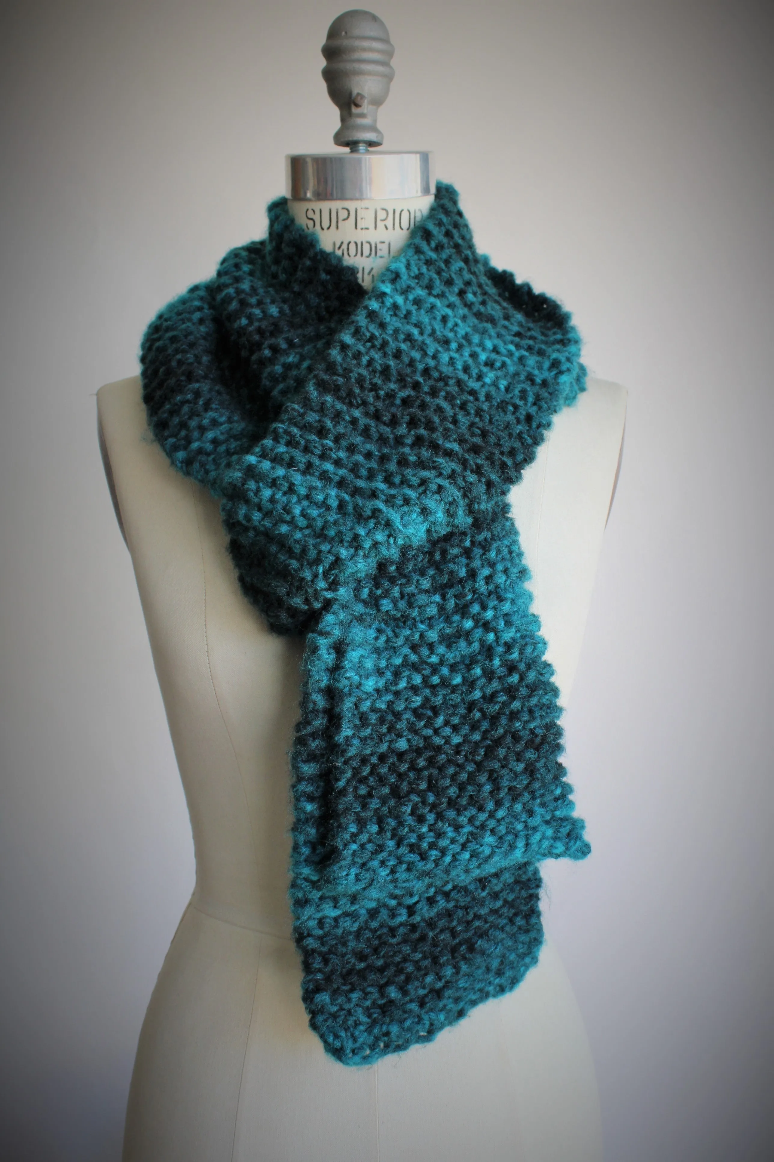 The Loch Ness Extra Long Knit Scarf