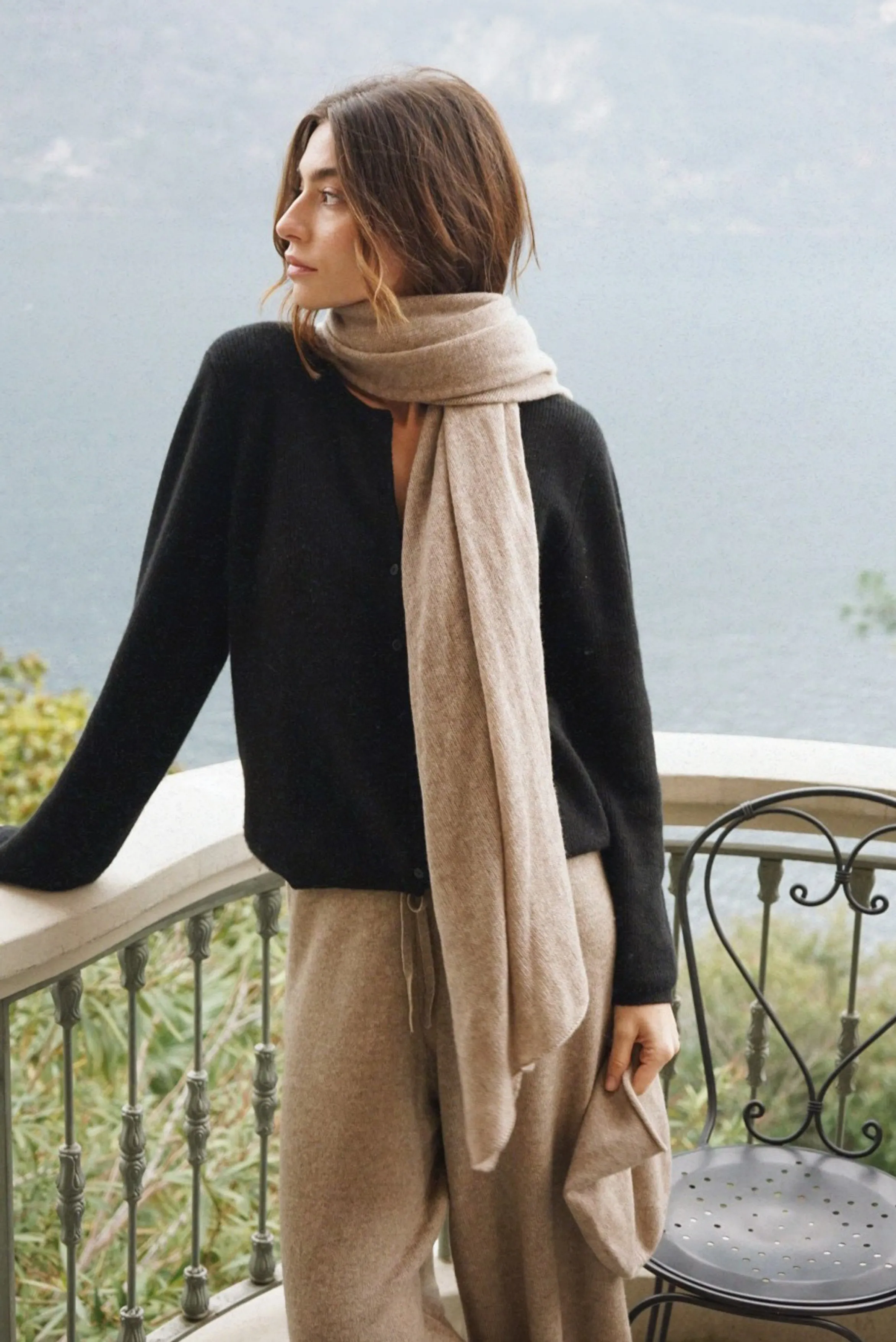 The Mathilda Cashmere Scarf // Rye