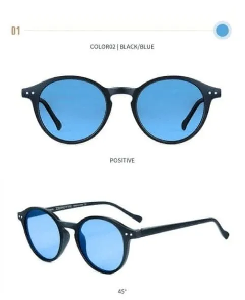 Vintage Chic: Small Round Frame Polarized Sunglasses for Men