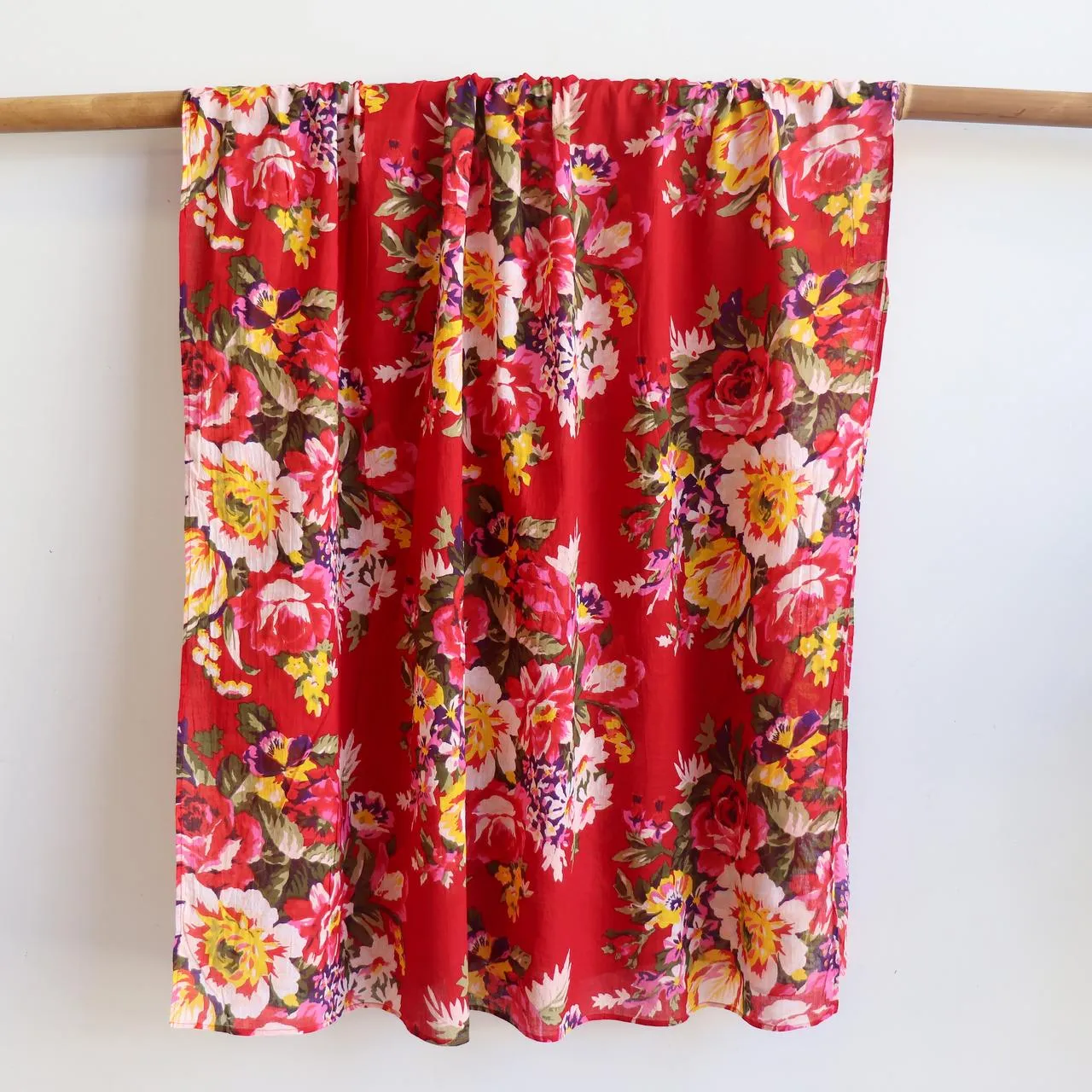 Vintage Floral Scarf