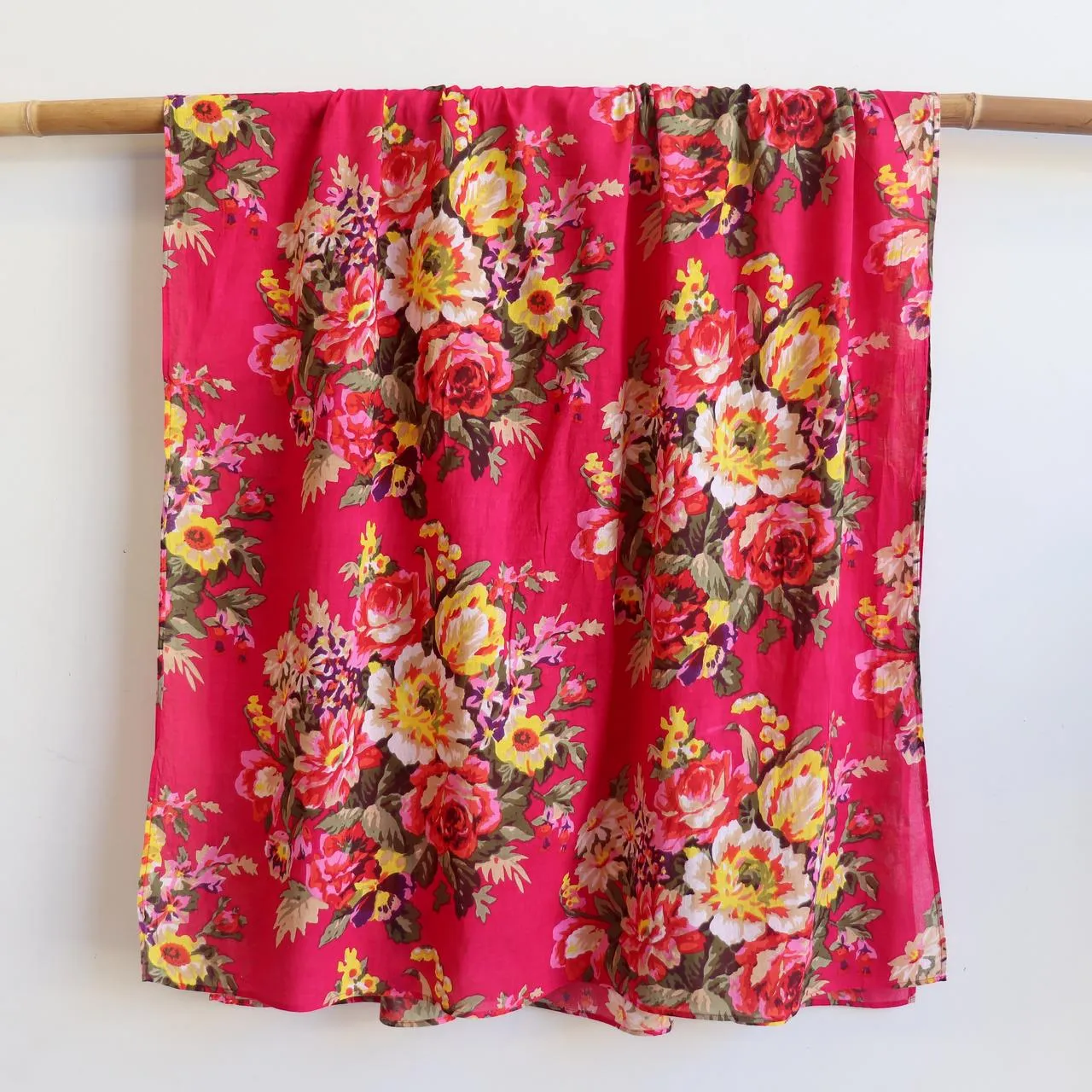 Vintage Floral Scarf