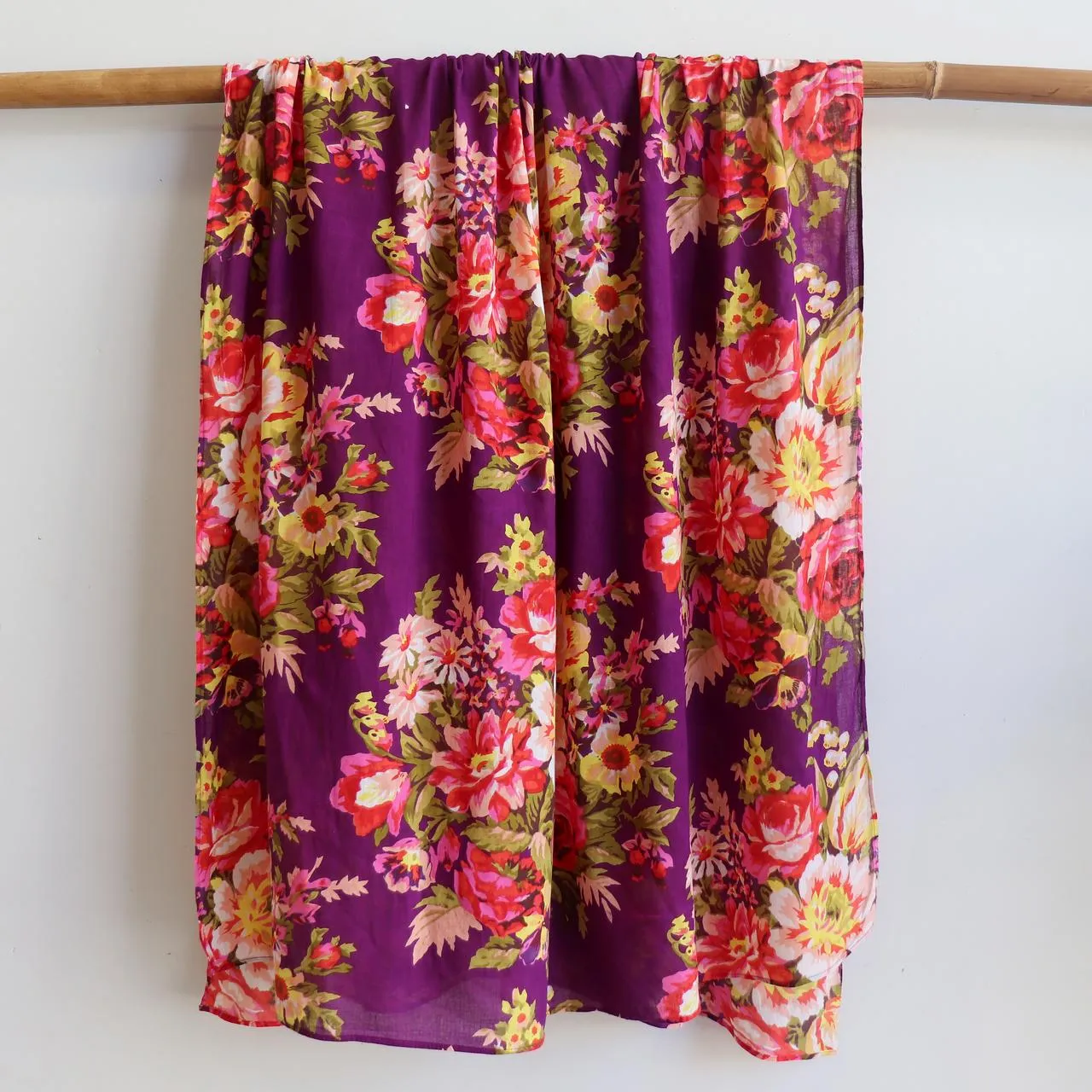 Vintage Floral Scarf