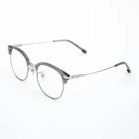 Ward Eyewear Blue Light Blocking Glasses in Turret Matt Silver