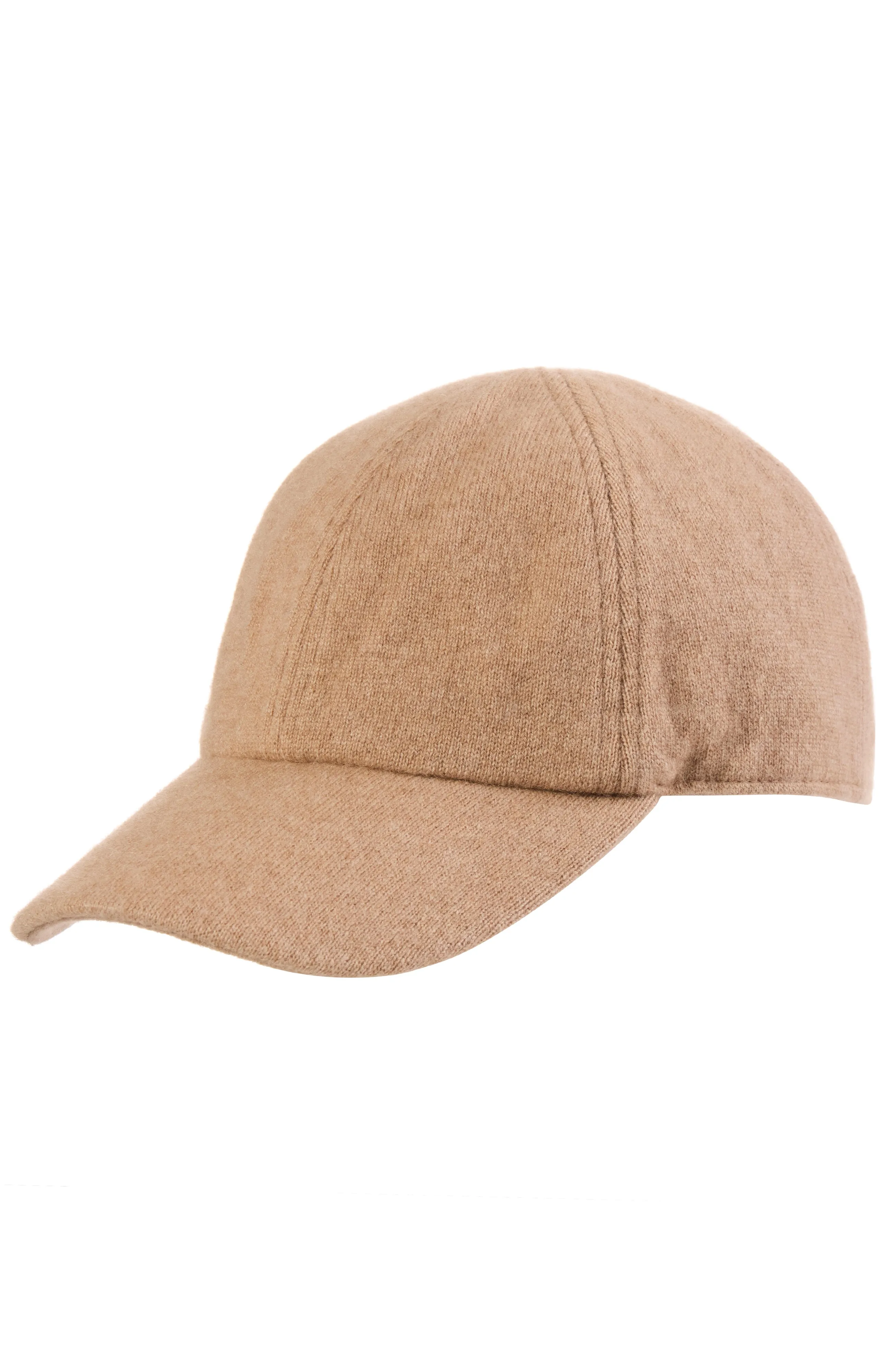 WOMEN'S CASHMERE KNIT BASEBALL CAP