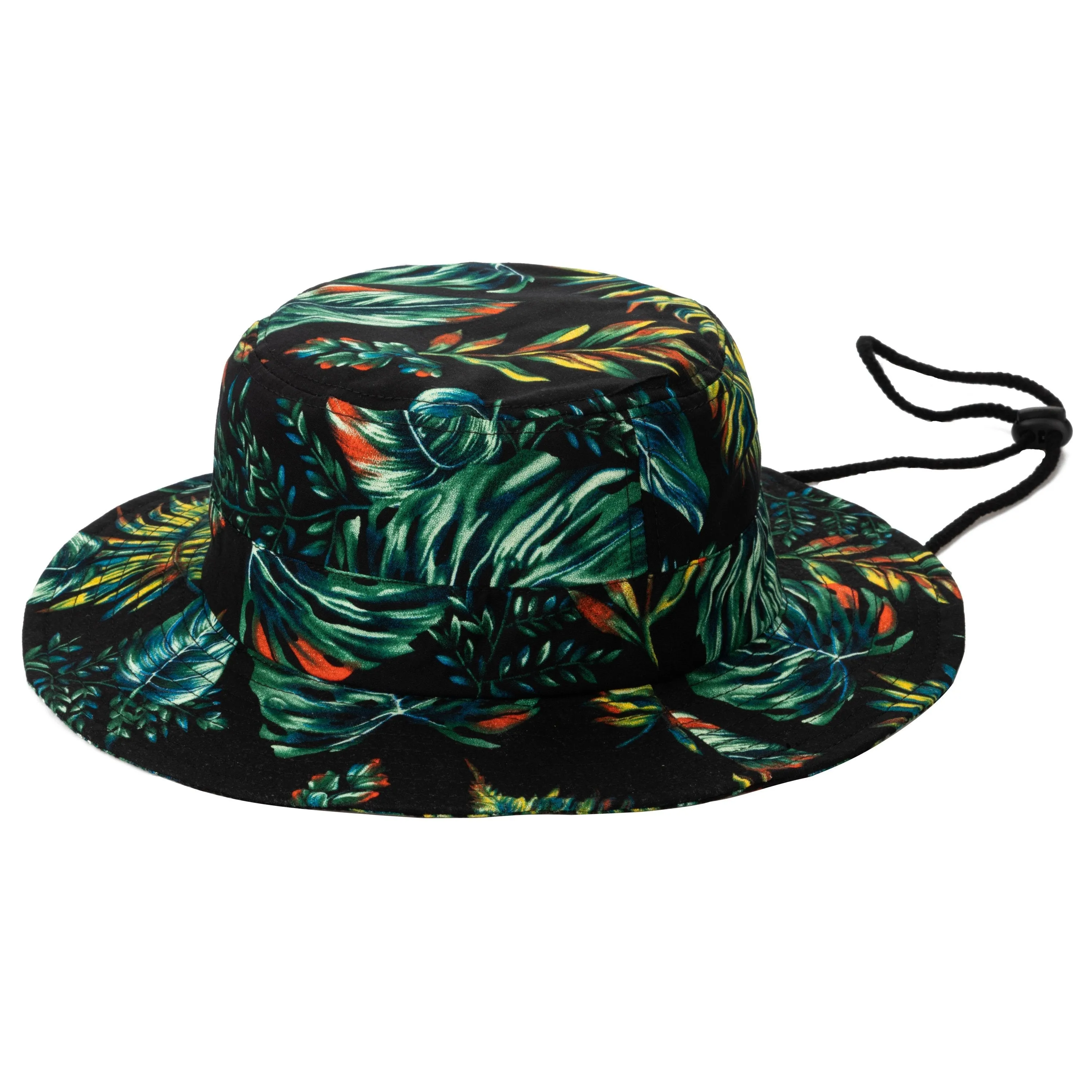 Women's Novelty Pattern Fisherman Bucket With Adjustable Chin Cord